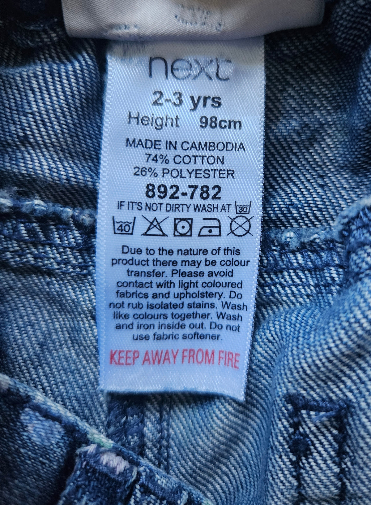 NEXT Blumenjeans für Mädchen 🌸 | Gr. 98
