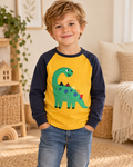 Langarmshirt Dino-Motiv - Größe 110 - NEXT