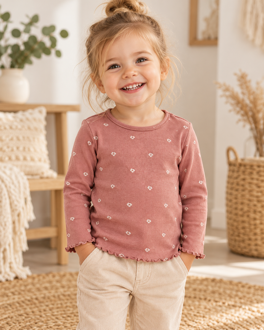Langarmshirt gerippt – Größe 98 – NEXT