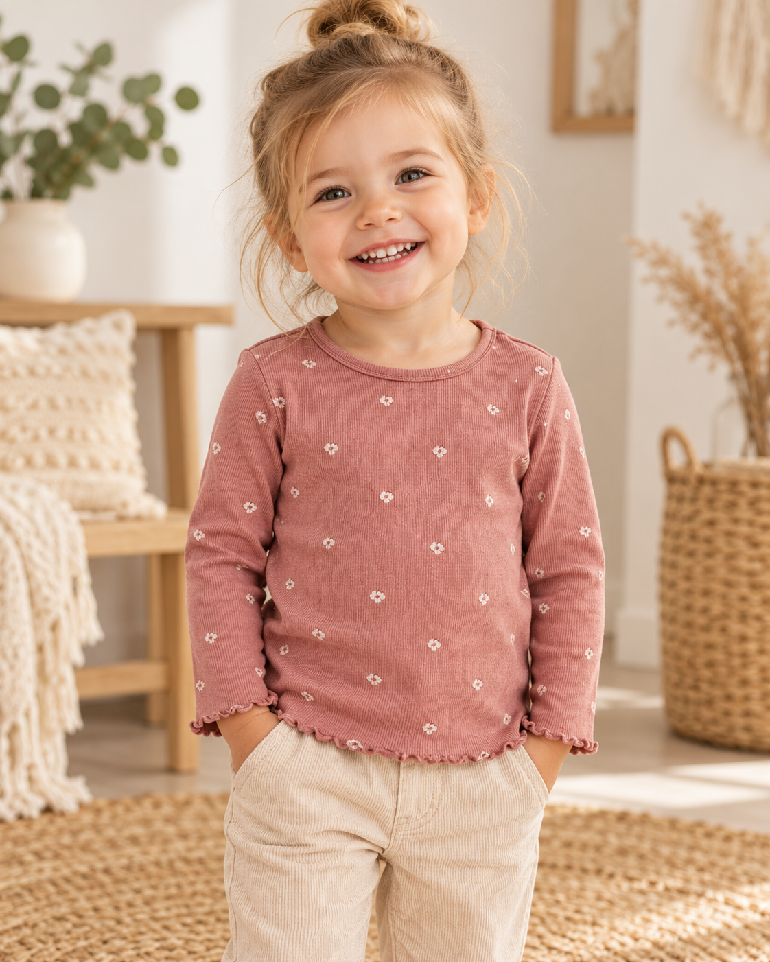 Langarmshirt gerippt – Größe 98 – NEXT