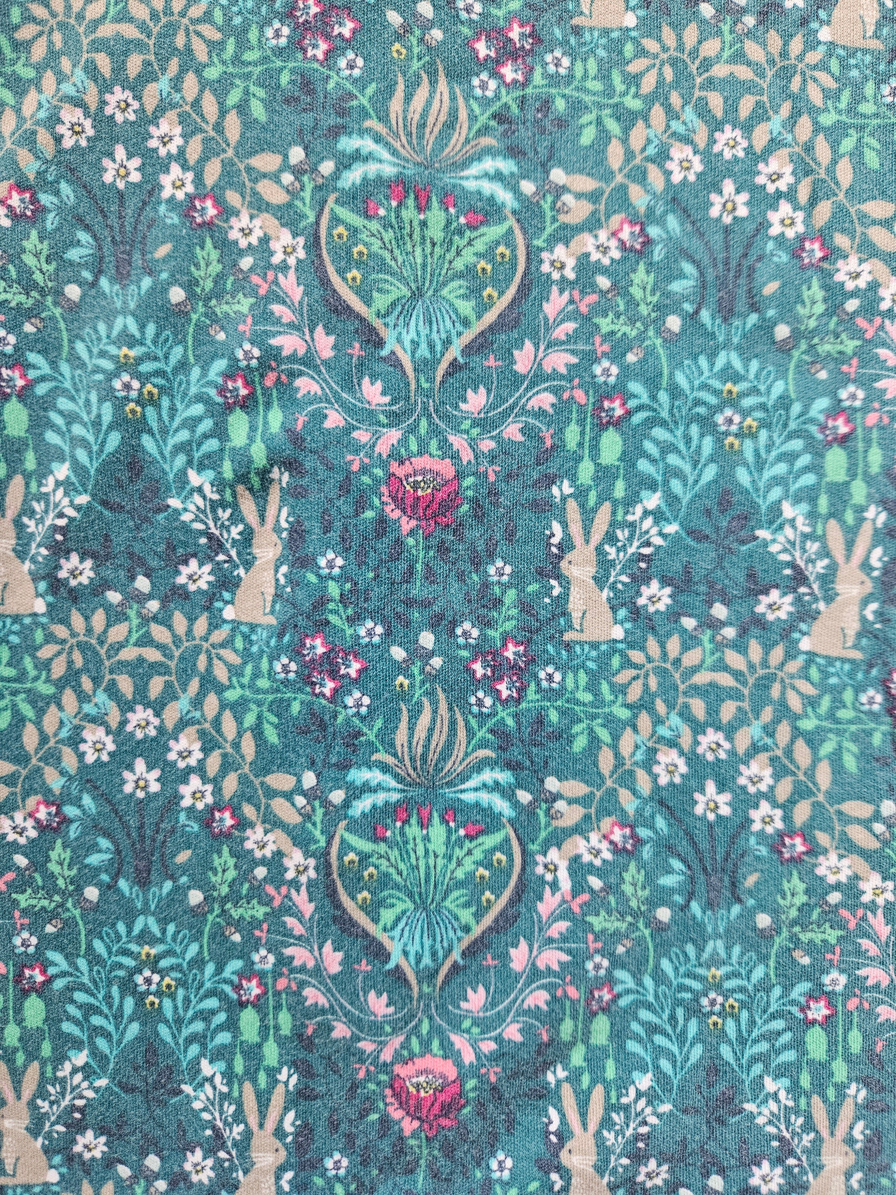 Next Schlafanzug mit Blumen- & Hasenprint 🌸🐇 | Gr. 92