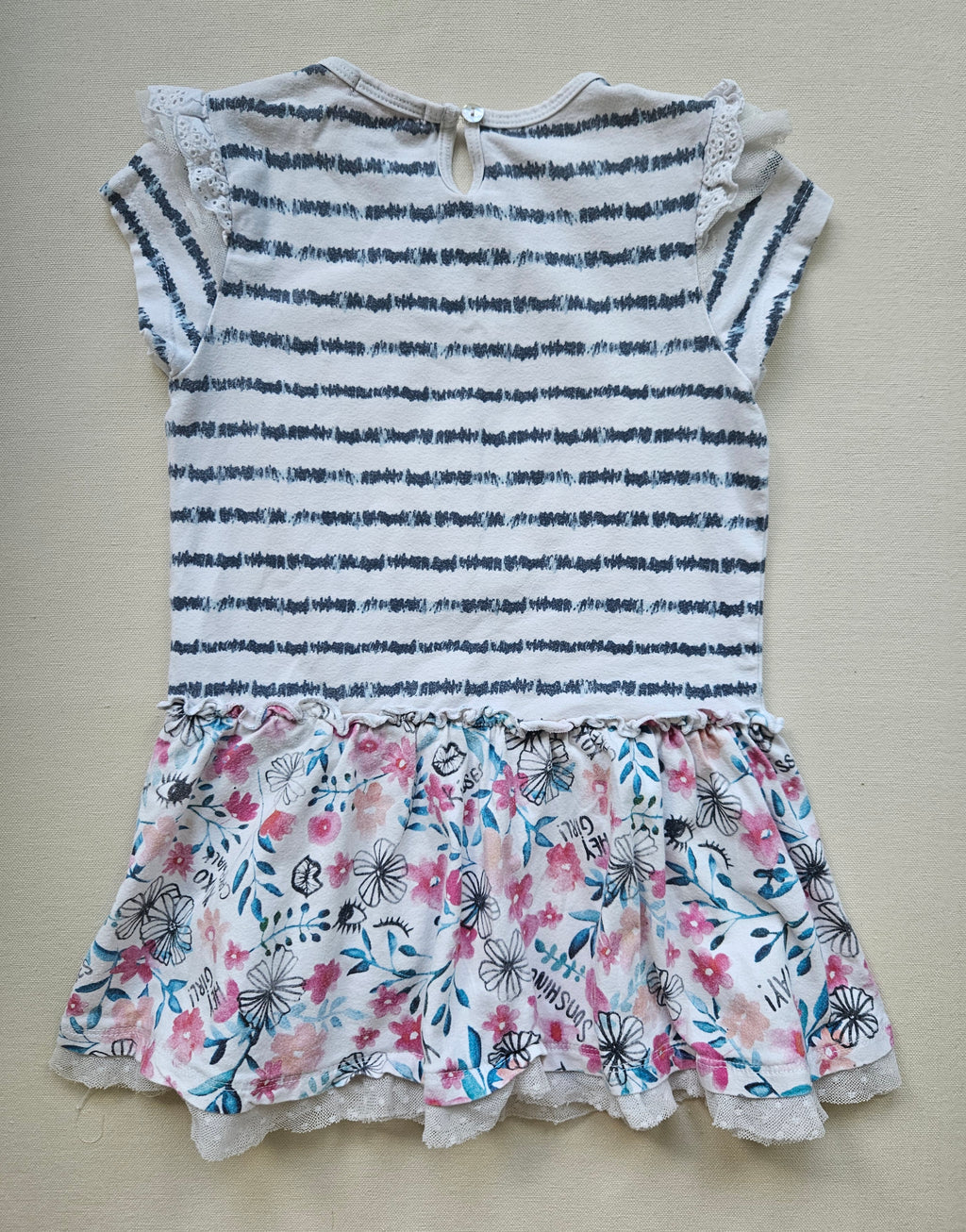 Cakewalk Kleid mit Blumenprint & Häschen 🐇🌸 | Gr. 98