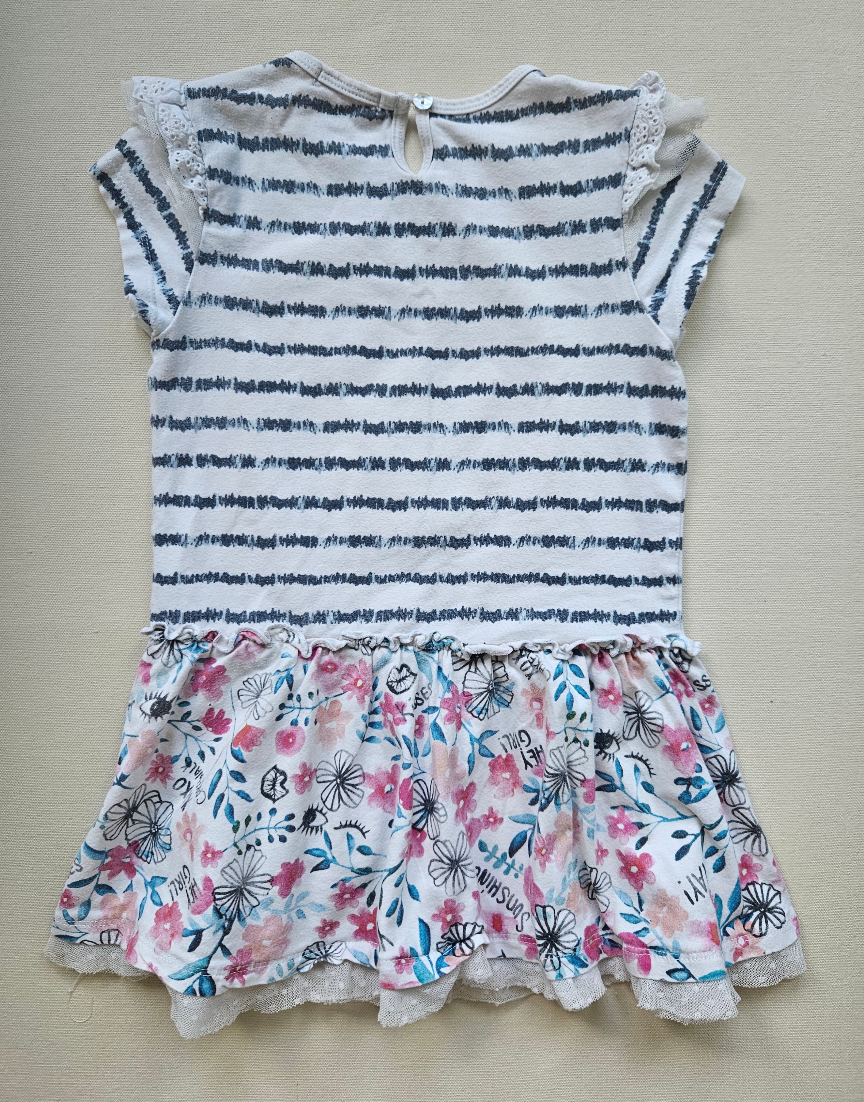 Cakewalk Kleid mit Blumenprint & Häschen 🐇🌸 | Gr. 98