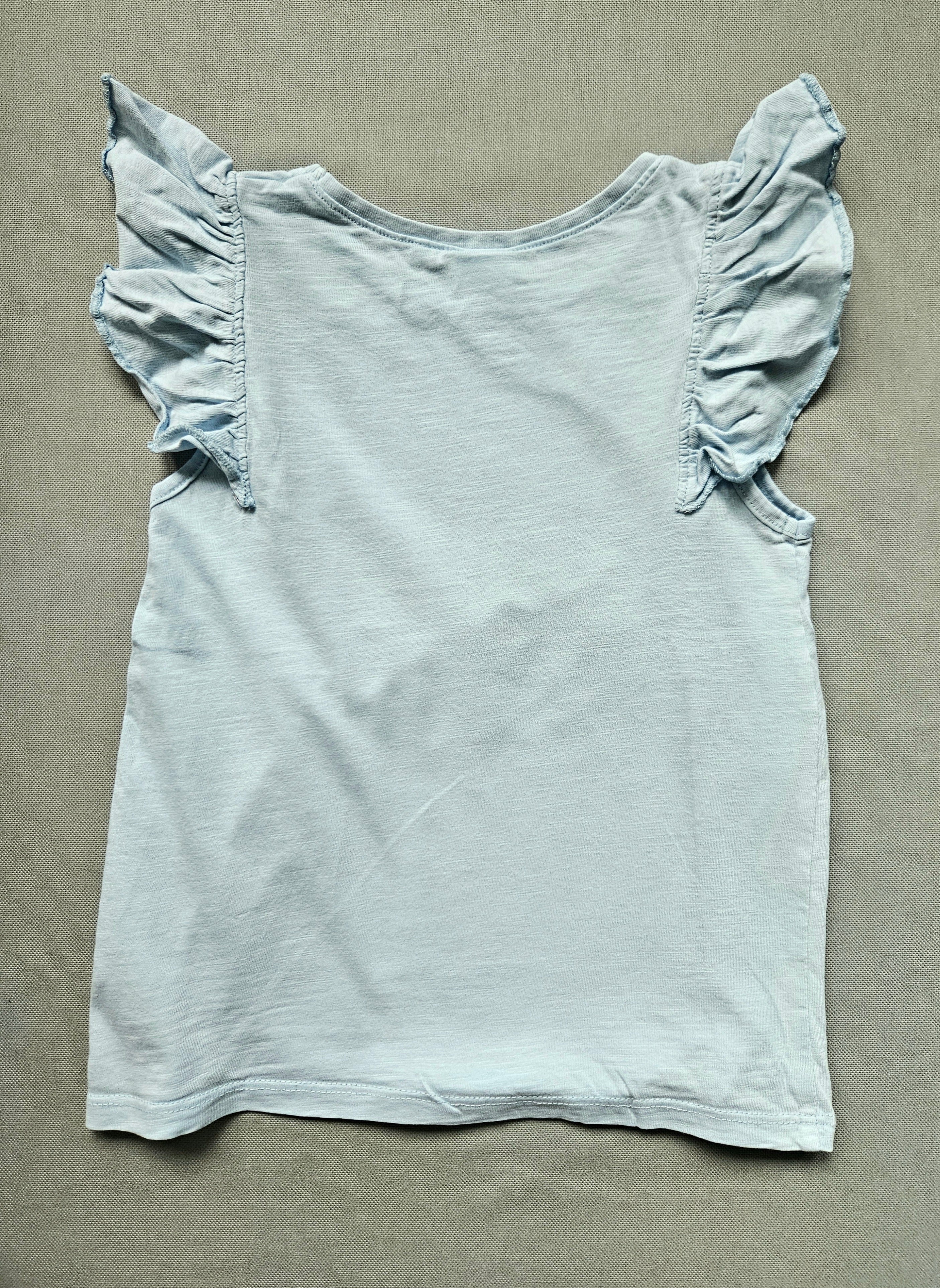 T-Shirt mit Rüschenärmeln - Größe 110 - NEXT