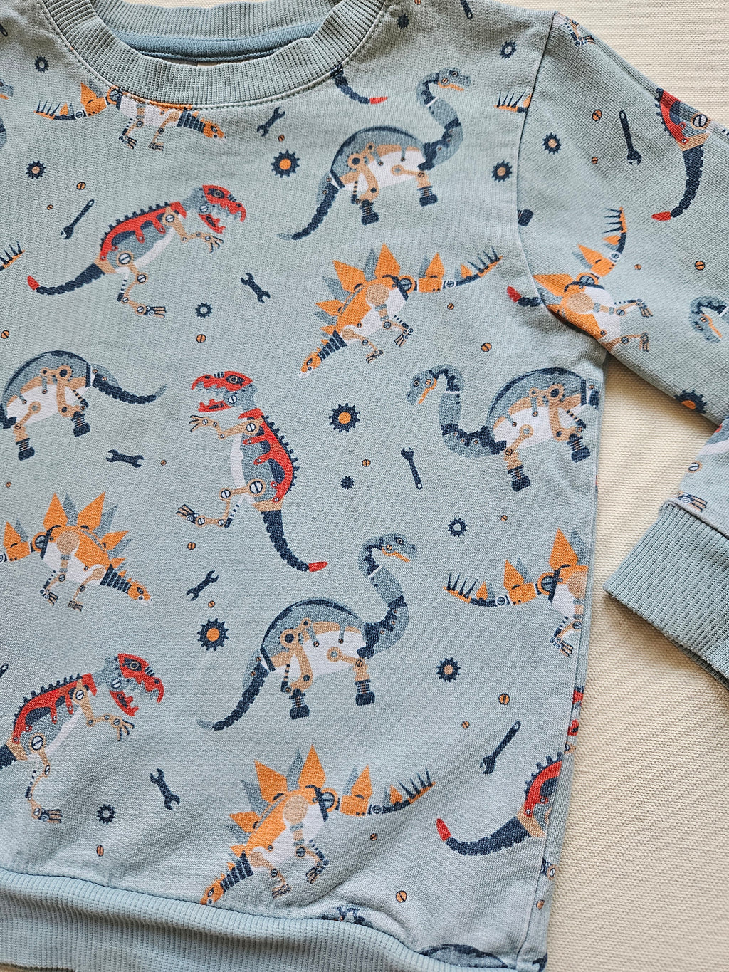 ALANA & NEXT Jungen-Set – Dino-Sweatshirt & Jogginghose 🦕 | Gr. 98