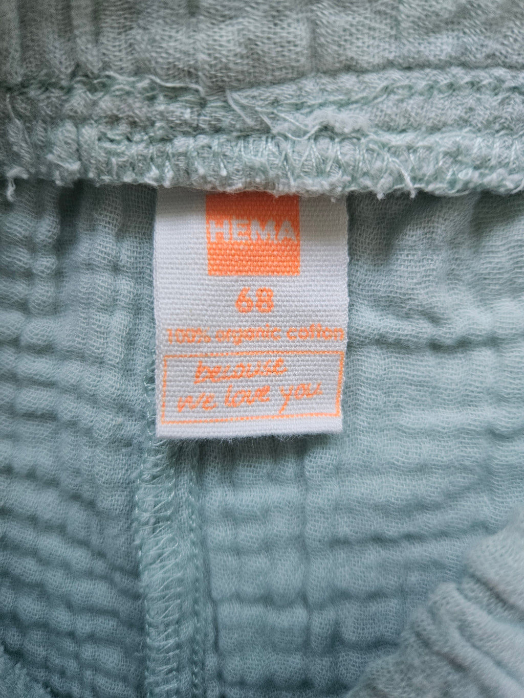 Hema Musselin-Set – Shirt & Shorts | Gr. 68