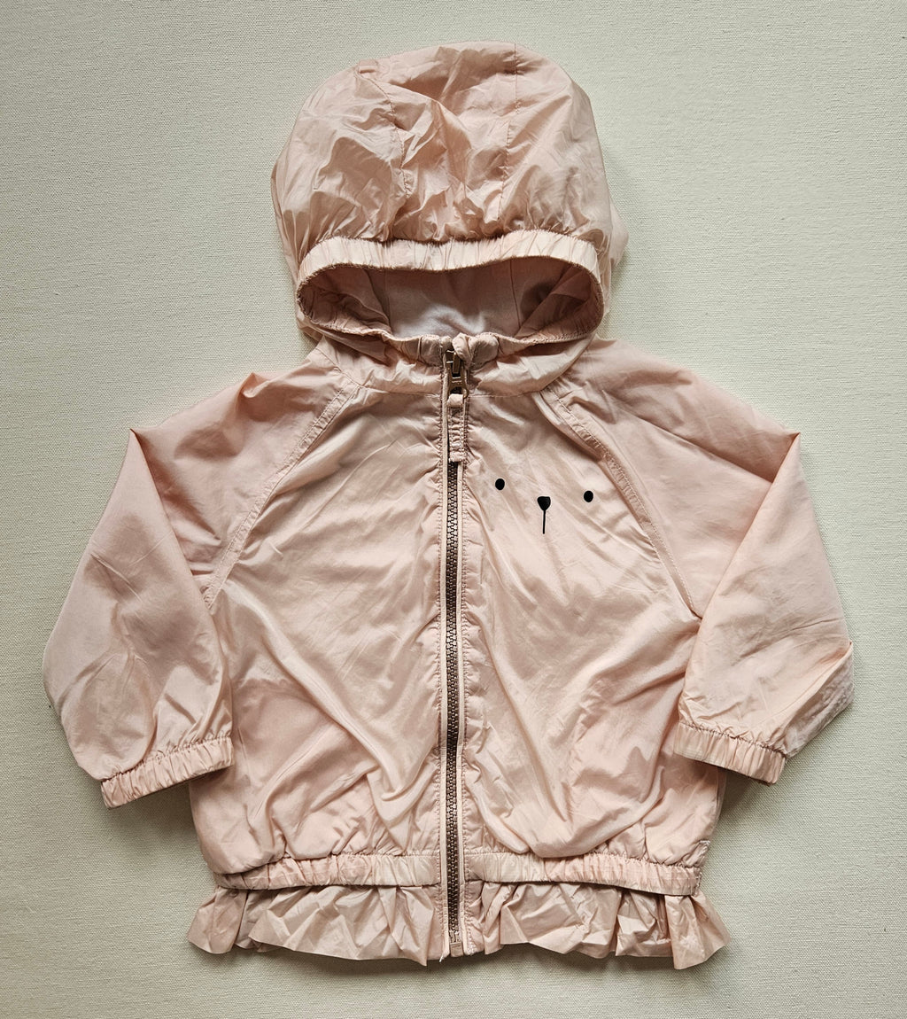 Next Übergangsjacke mit Kapuze & Bärchen-Details | Gr. 80