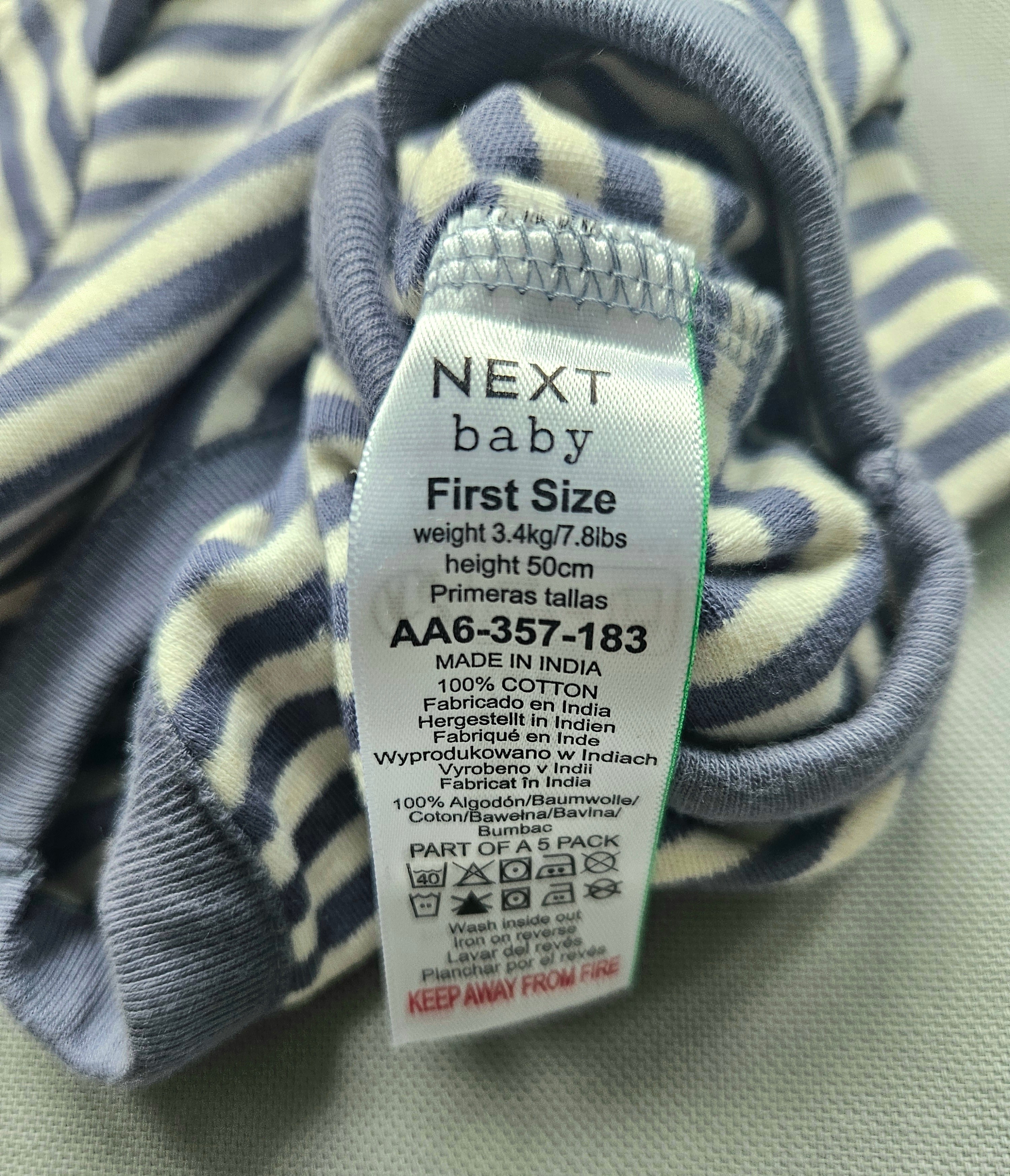 Next Baby 2er Body-Set | Gr. 50