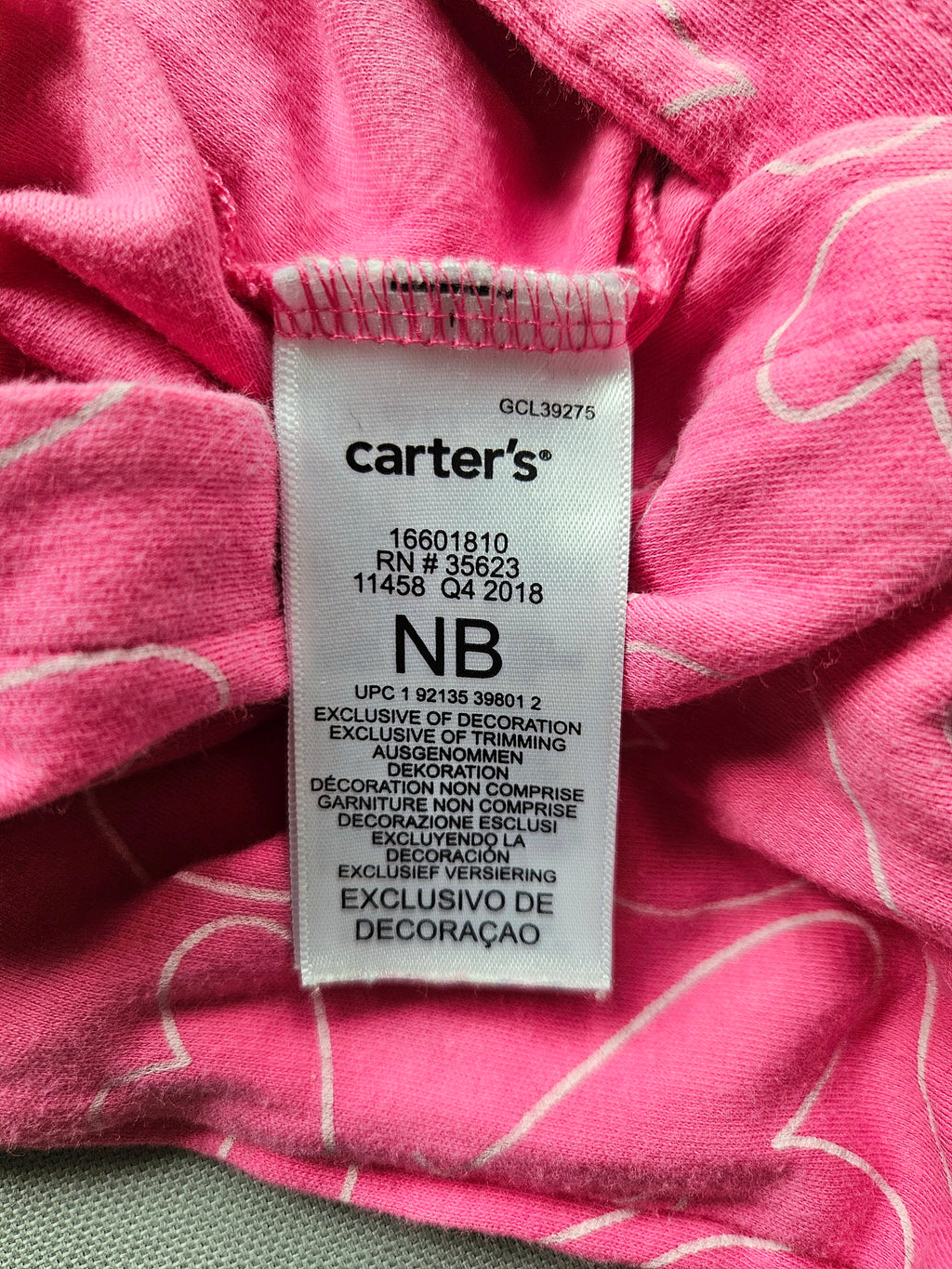 Carter’s Baby Strampler mit Herzmuster 🤍 | Gr. 50
