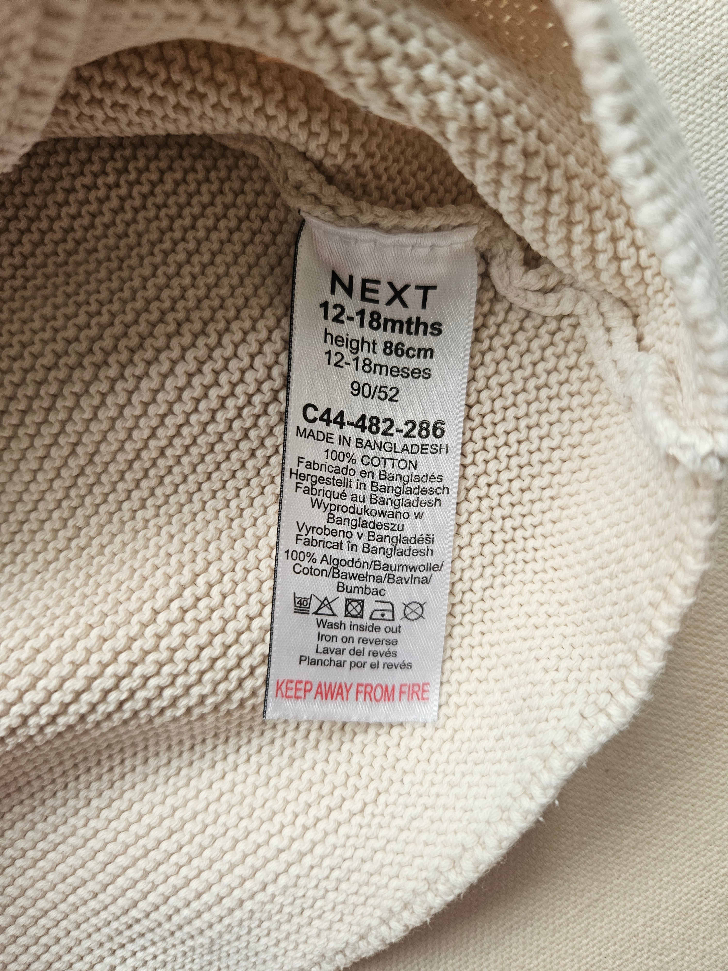 Next Set mit Strickpullover & Jerseyhose | Gr. 86