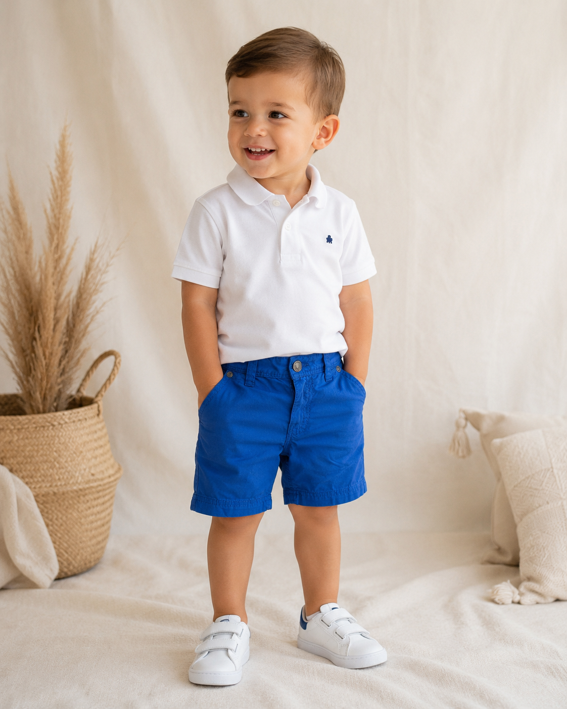 Benetton Shorts Blau | Gr. 90