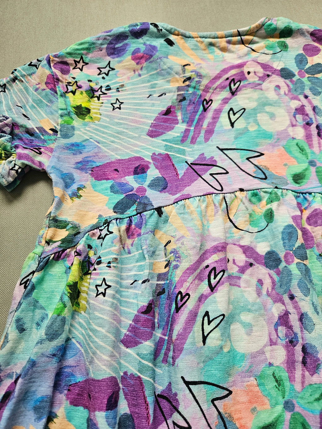 Sommerkleid bunt gemustert – Größe 104 – Next