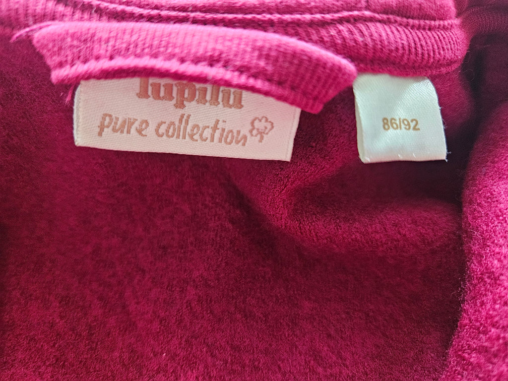 Lupilu Pure Collection Bio-Merino Woll-Overall mit Kapuze | Unisex | Gr. 86/92