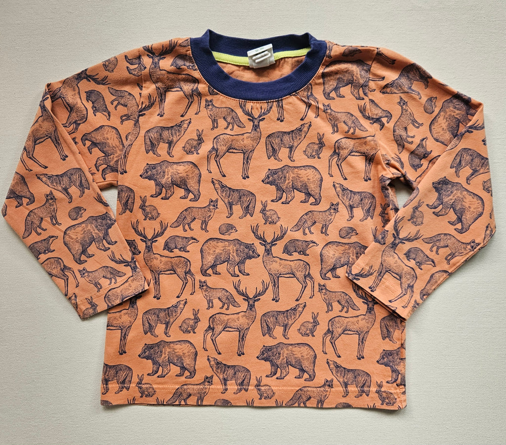 Alana Langarmshirt mit Waldtier-Motiv 🦌 | Gr. 104