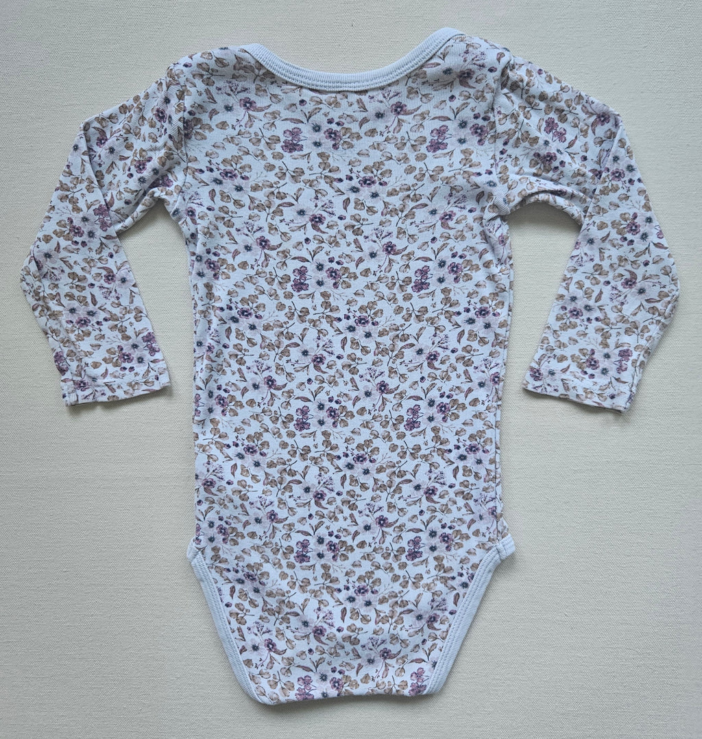 Name It Langarmbody mit Blumenprint 🌸 | Gr. 80