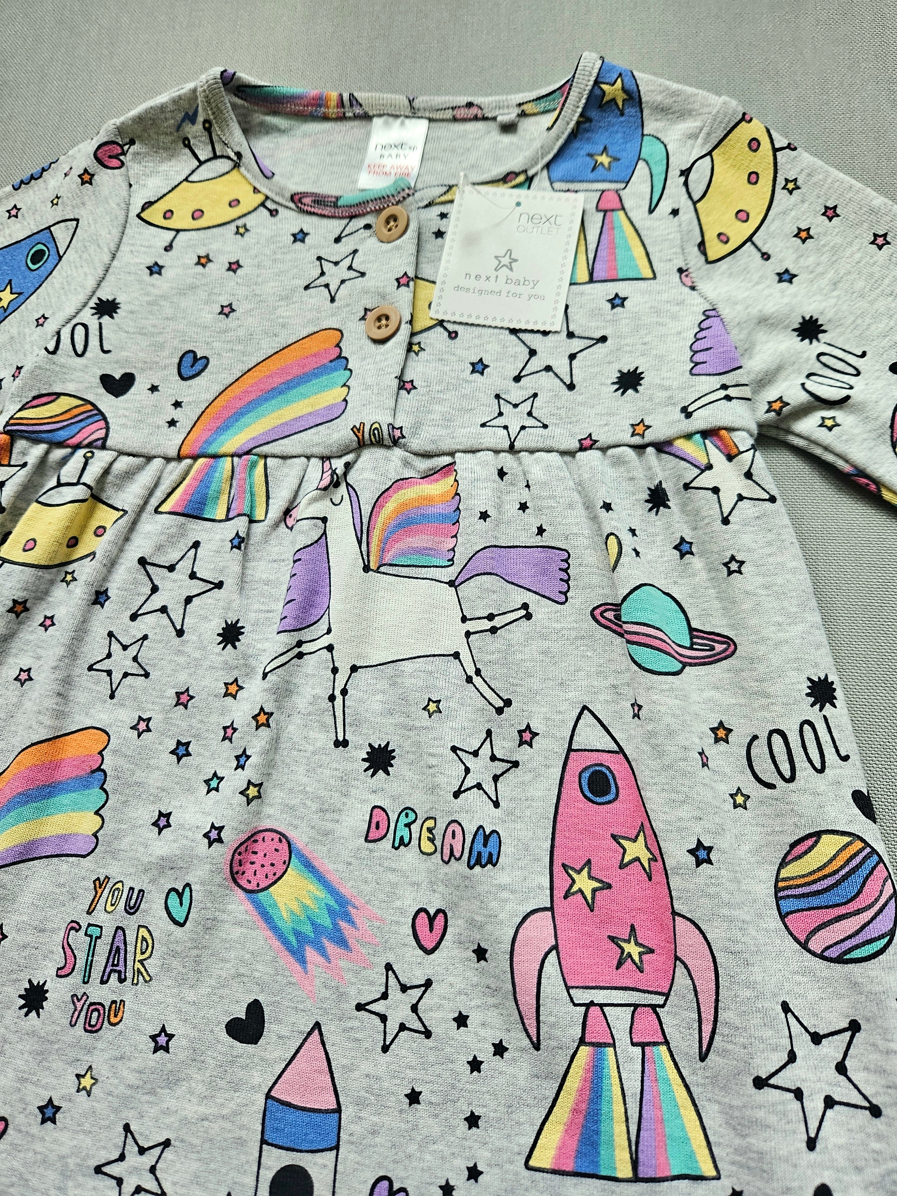 Next Kleid „Space Dreams“ Neu 🚀 | Gr. 74