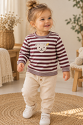 Steiff Langarmshirt mit Teddy-Applikation 🐻 | Gr. 86