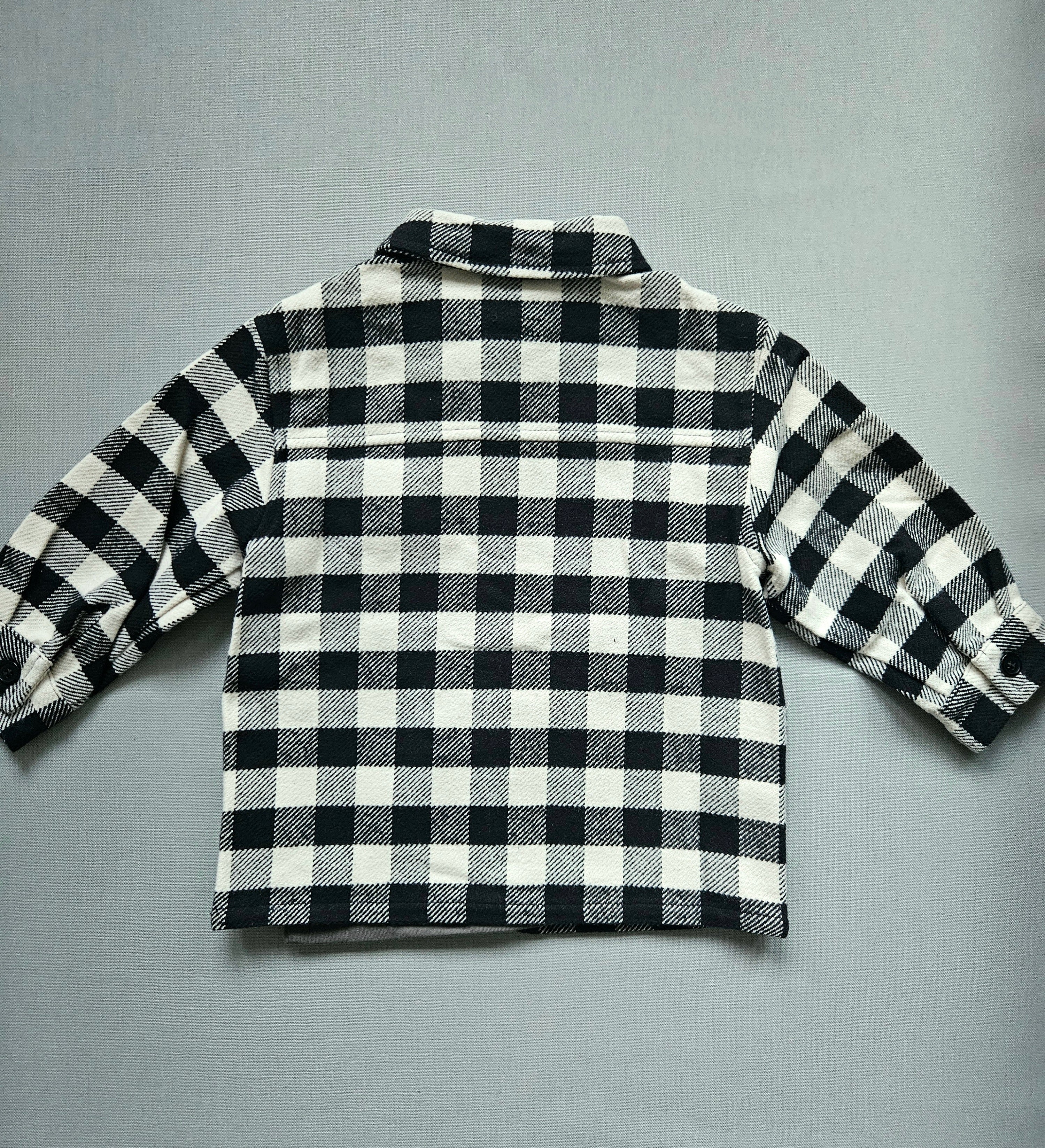 Set Panda NEU Karo Jacke + Shirt - Größe 92 - NEXT