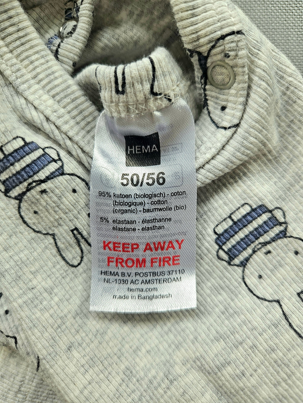 Hema Wickelbody mit Miffy-Motiv 🐰 | Gr. 50/56