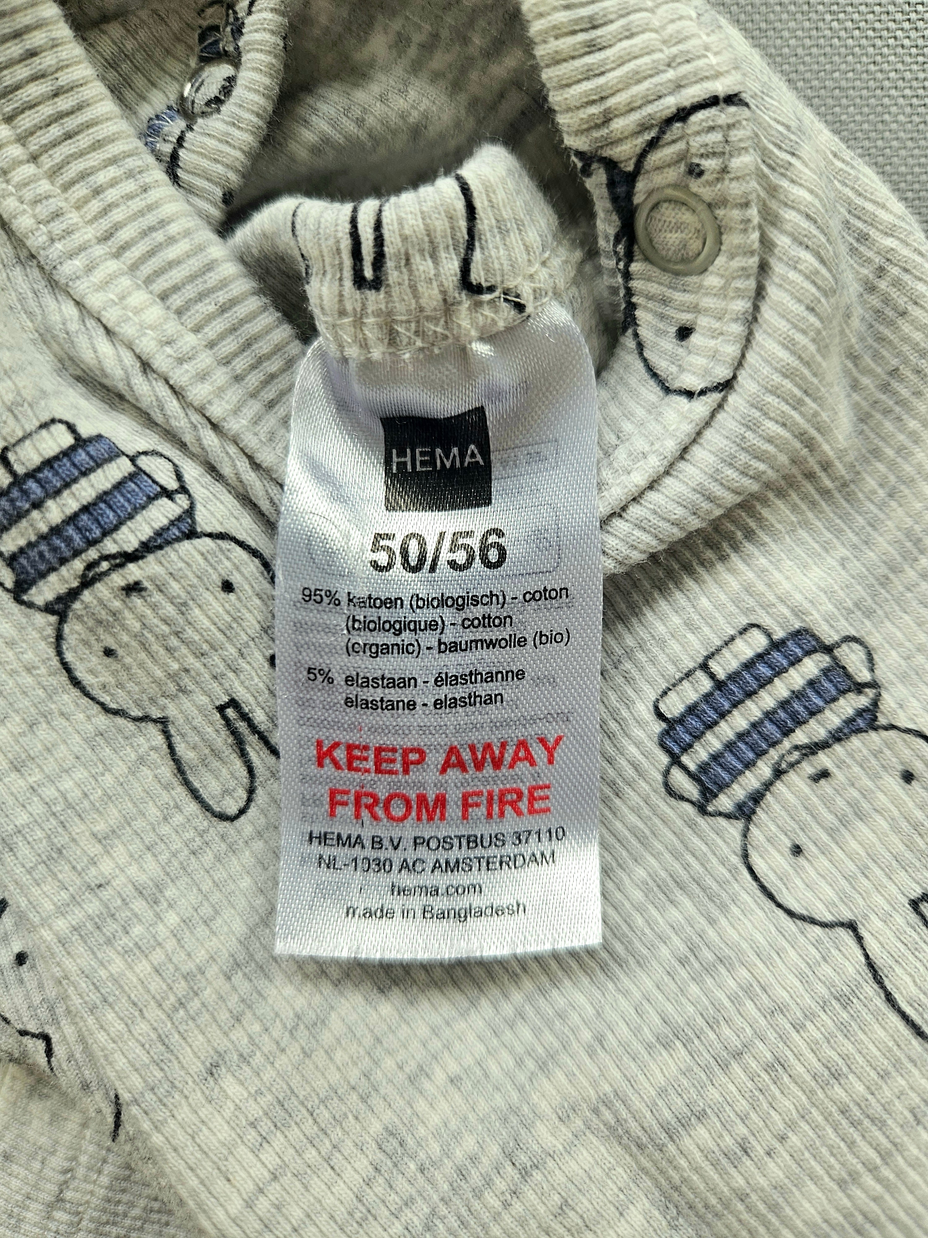 Hema Wickelbody mit Miffy-Motiv 🐰 | Gr. 50/56