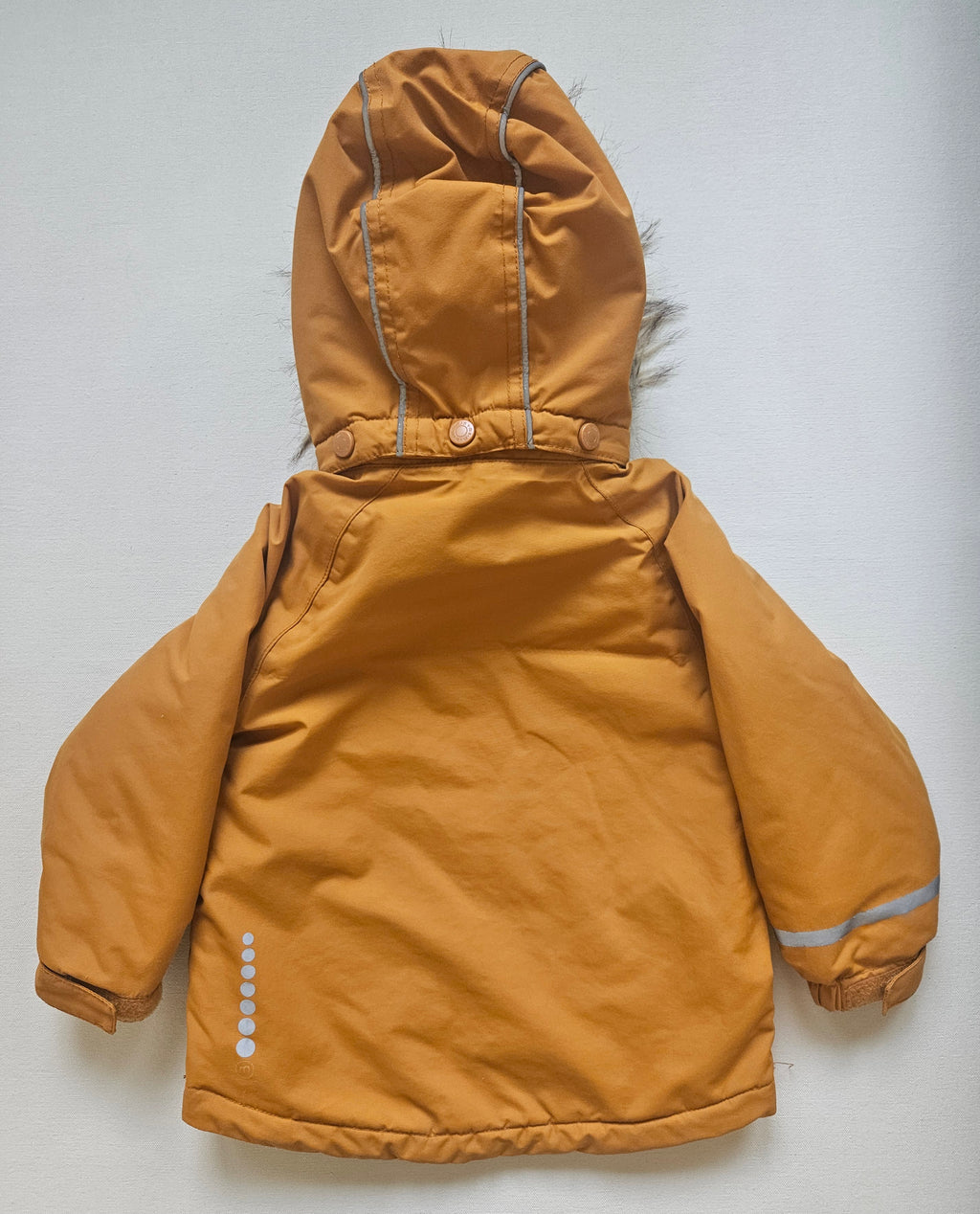 Minymo Winterjacke / Parka senfgelb | Gr. 92