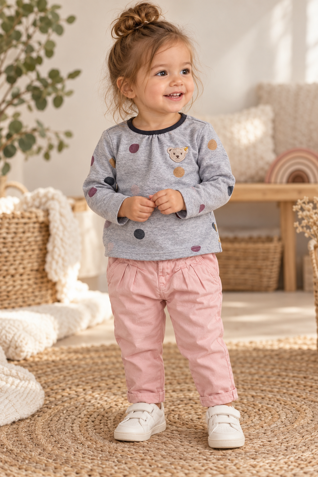 Steiff & Zara Outfit-Set – Sweatshirt & Hose | Gr. 86