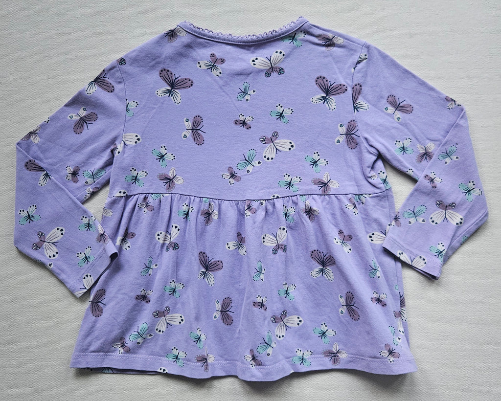 s.Oliver Schmetterlings-Tunika & Minymo Leggings 🦋 | Gr. 86