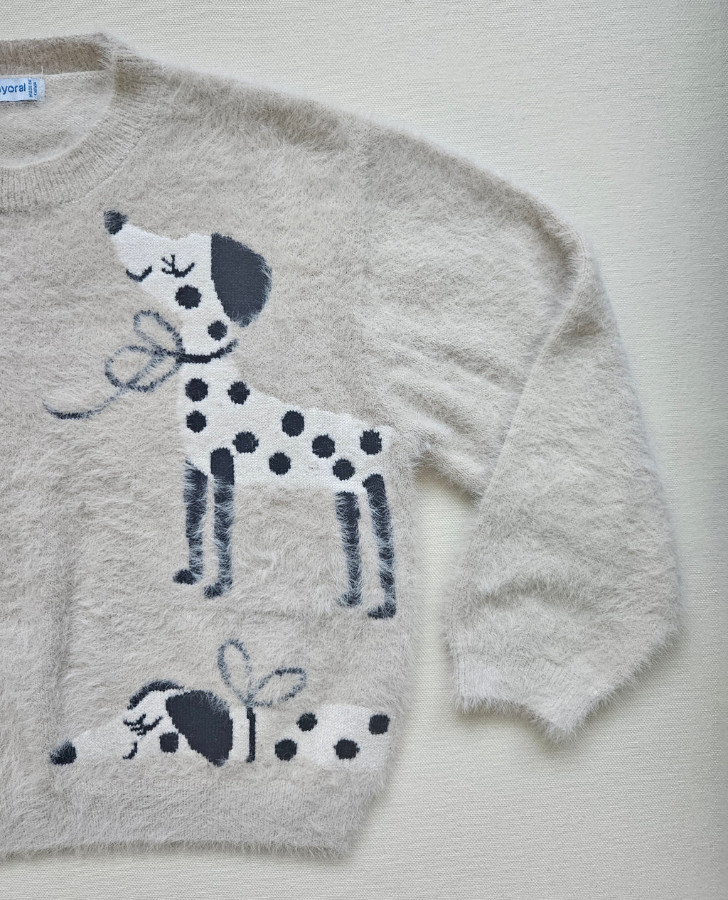 Mayoral Kuschelpullover mit Dalmatiner-Motiv | Gr. 104