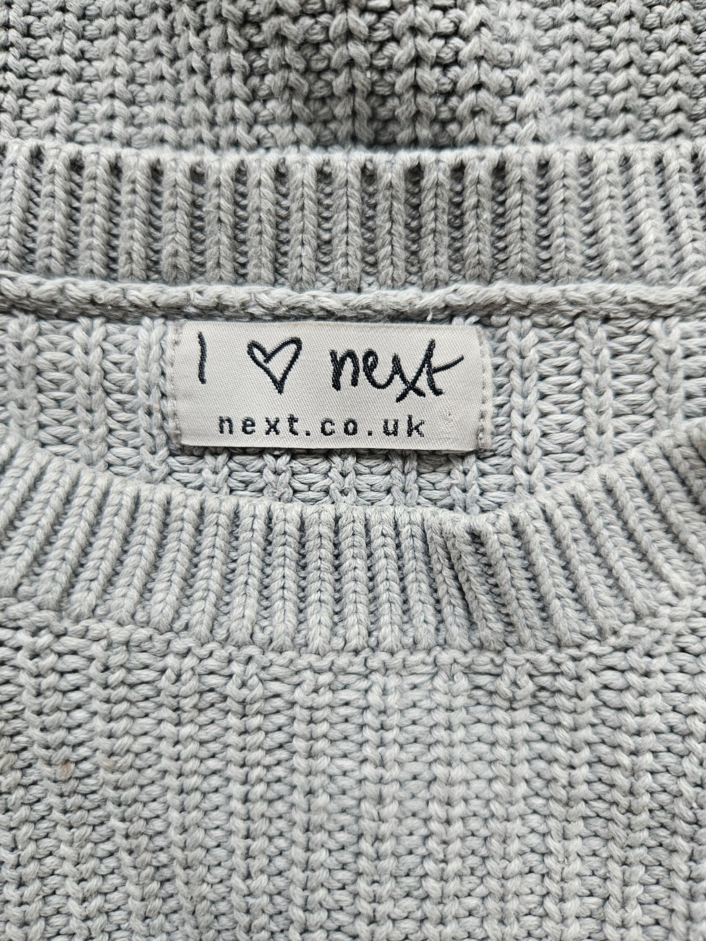 Next Strickpullover Katze grau 🦁 | Gr. 98