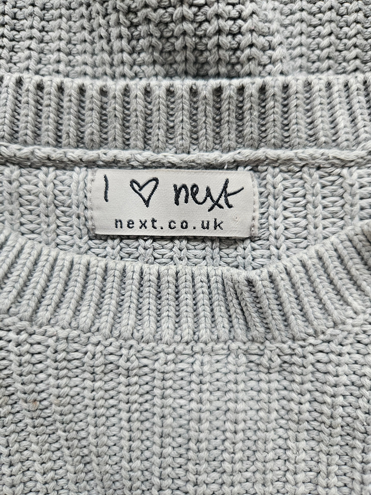 Next Strickpullover Katze grau 🦁 | Gr. 98