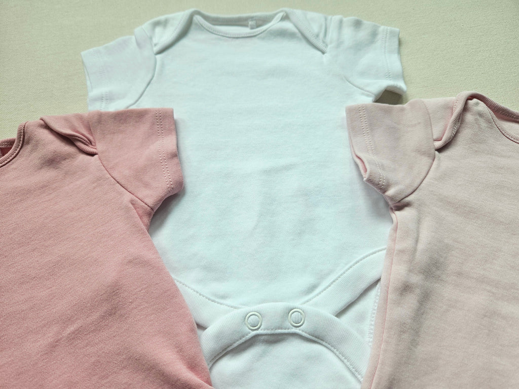 Next Baby 3er-Set Kurzarmbodys | Gr. 56