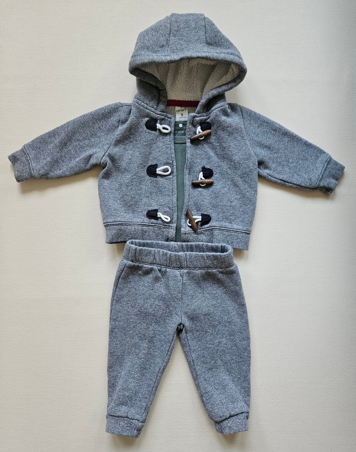 Carter’s & Name It – 3-teiliges Babyset mit Kapuzenjacke | Gr. 62
