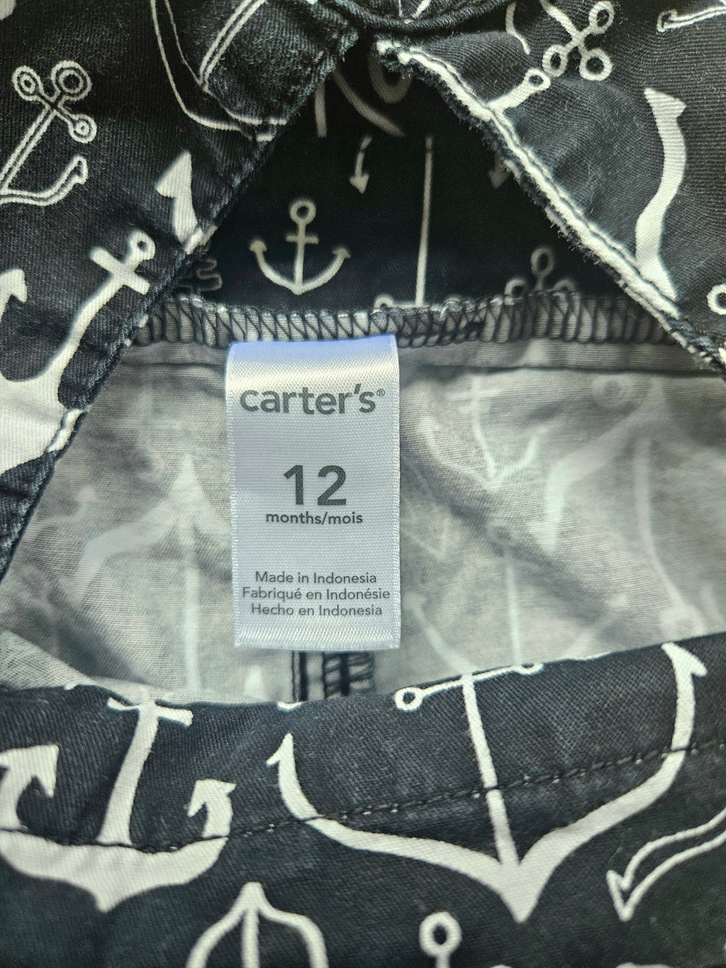 Carter's Anker-Set | Latzhose & T-Shirt ⚓️ | Gr. 80