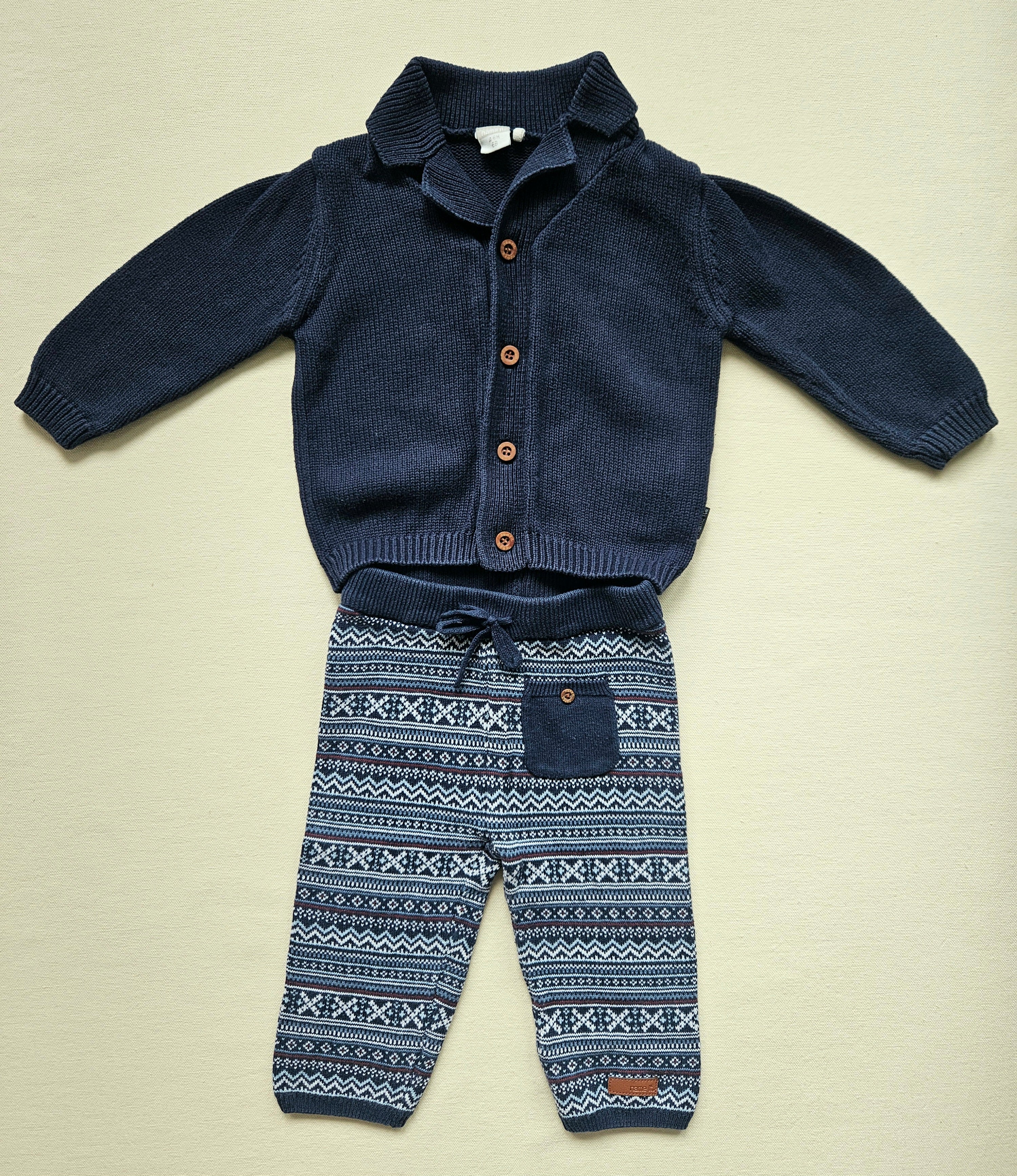 Name It Strickjacke & Strickhose Set | Gr. 68