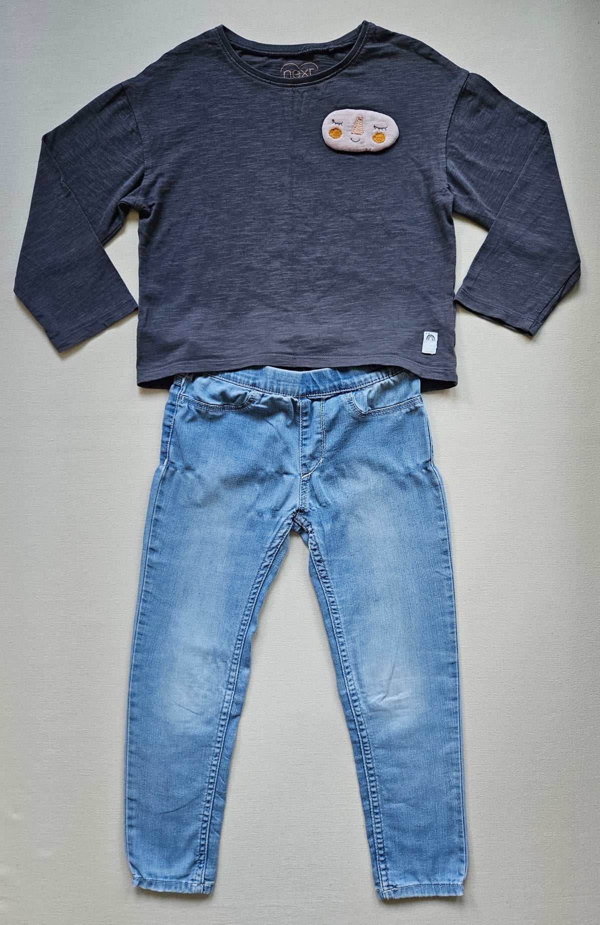 NEXT & H&M – 2-teiliges Mädchen-Outfit mit Jeggings | Gr. 110