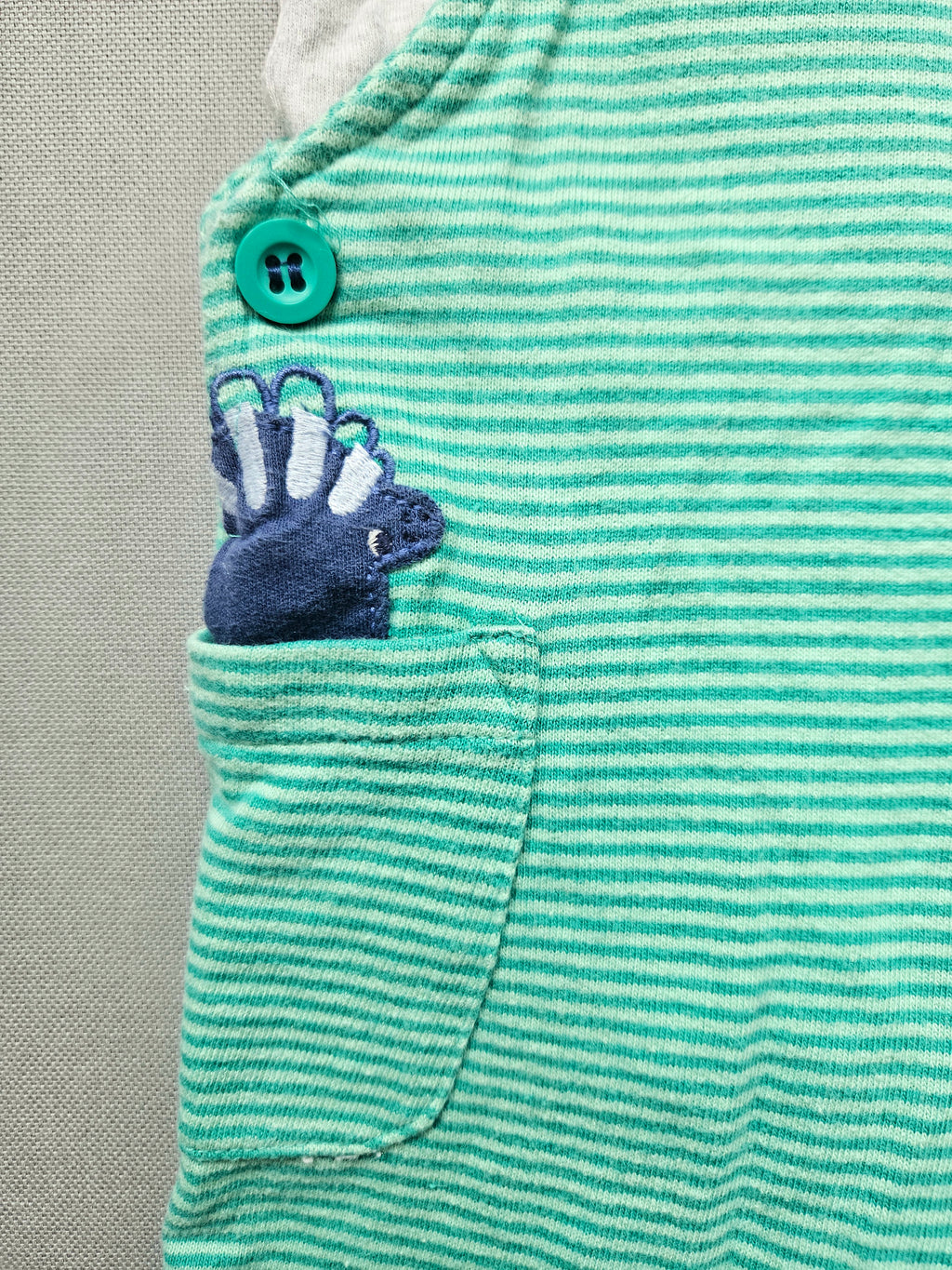 Mothercare Dino-Set Latzshorts & Body 🦖 | Gr. 74