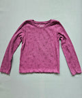 Langarmshirt Rippstoff floral – Gr. 104 – NEXT
