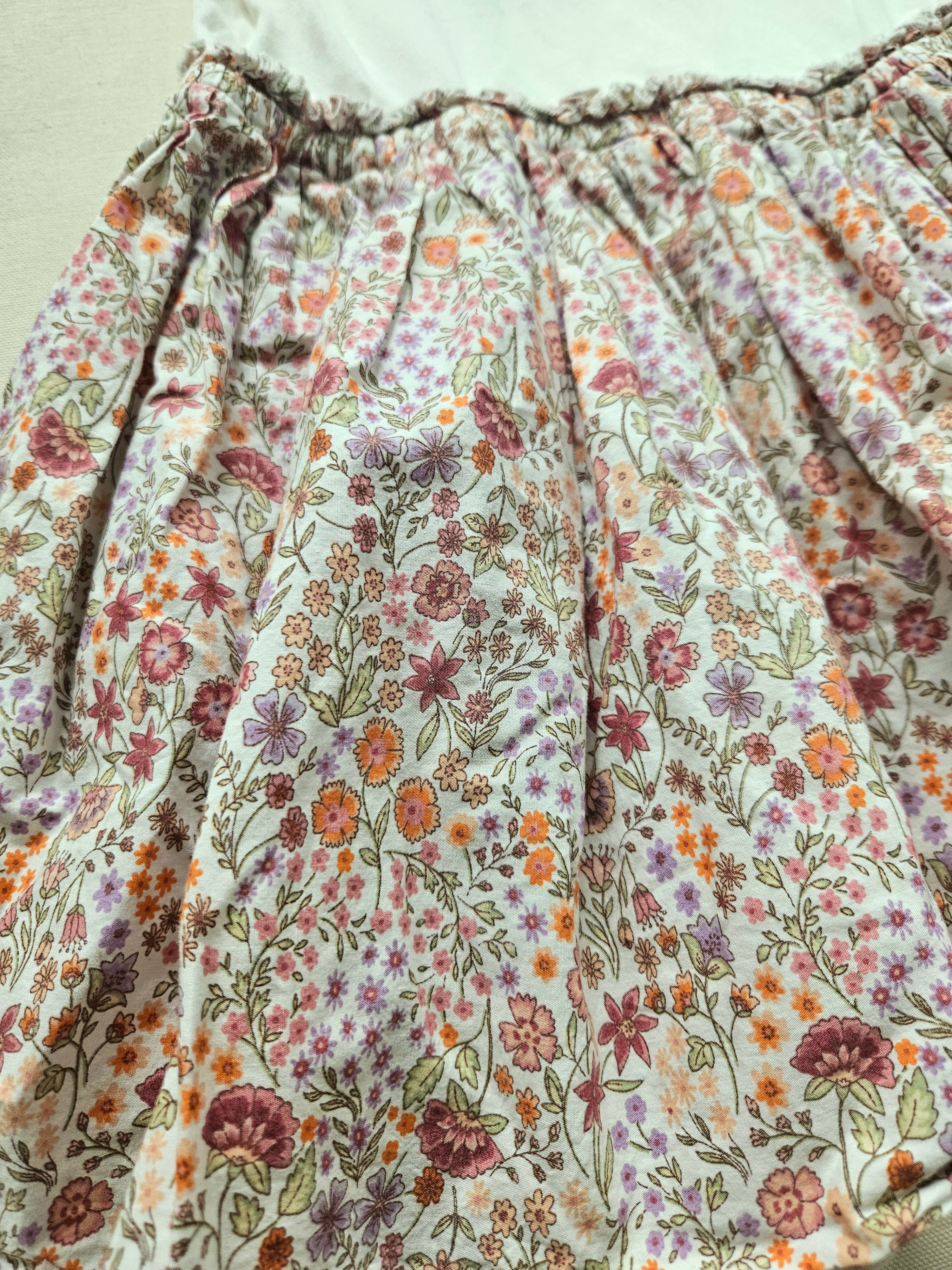 Next Blumenkleid mit Baumwollrock 🏵 | Gr. 116