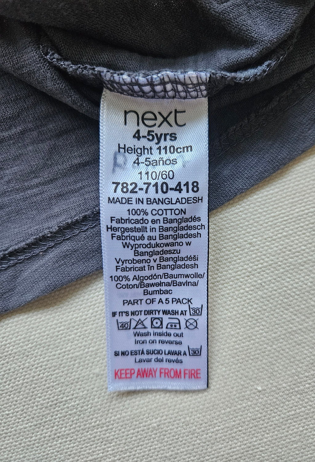 NEXT & H&M – 2-teiliges Mädchen-Outfit mit Jeggings | Gr. 110
