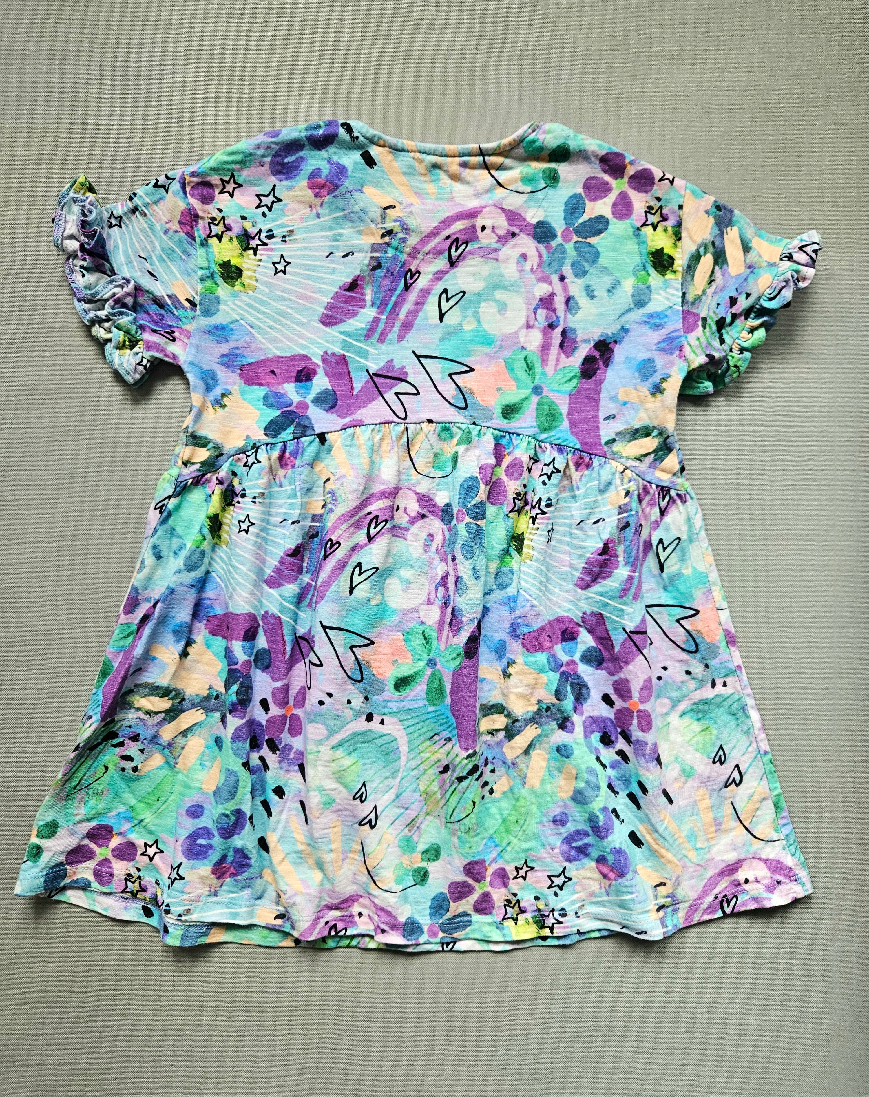 Sommerkleid bunt gemustert – Größe 104 – Next