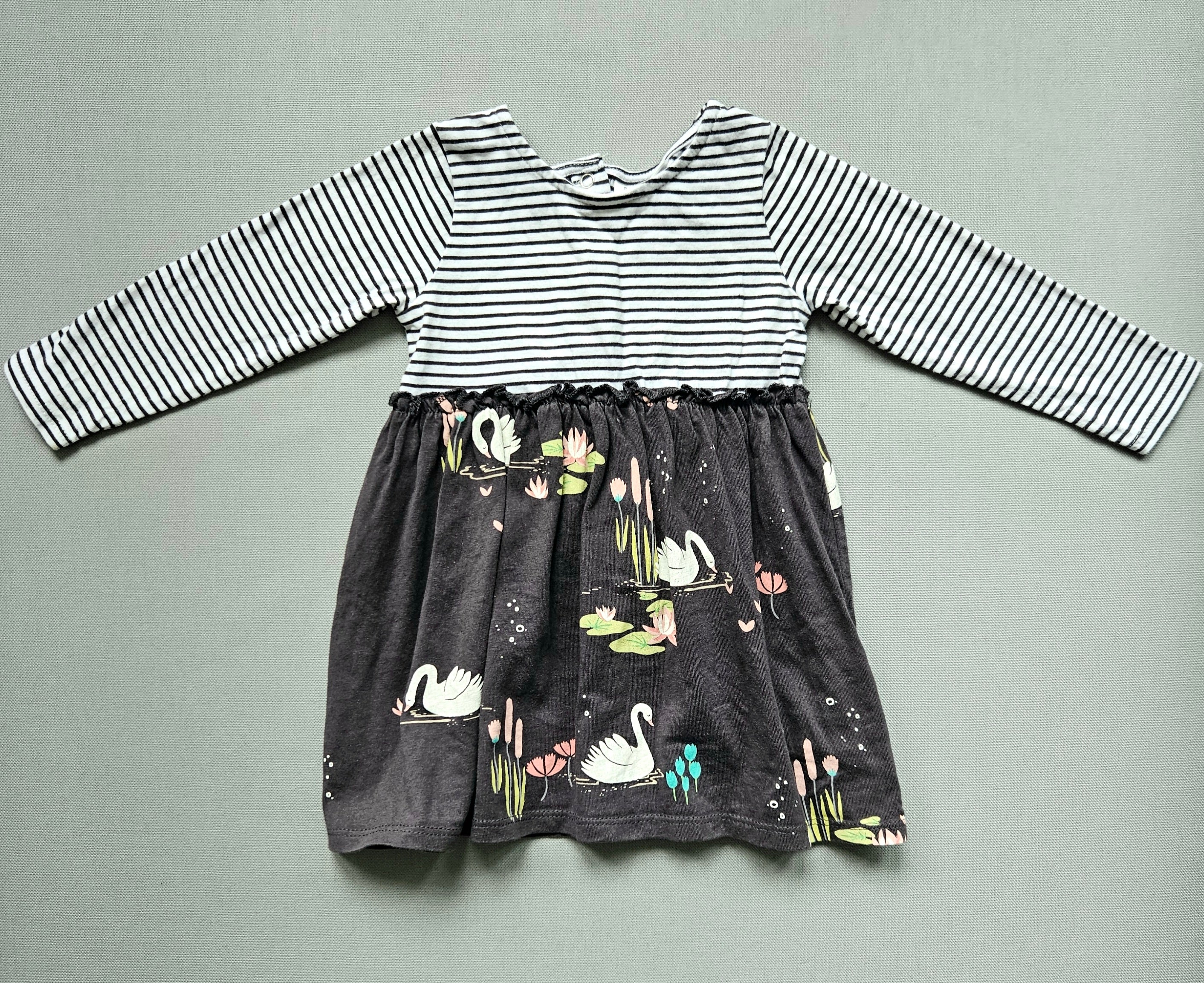 Next Kleid mit Schwanen-Print 🦢 | Gr. 74