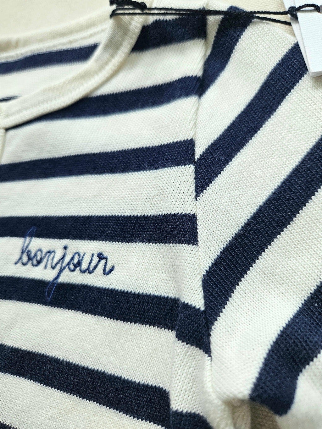Maison Labiche Paris Strampler "Bonjour" | Gr. 80 | Neu mit Etikett
