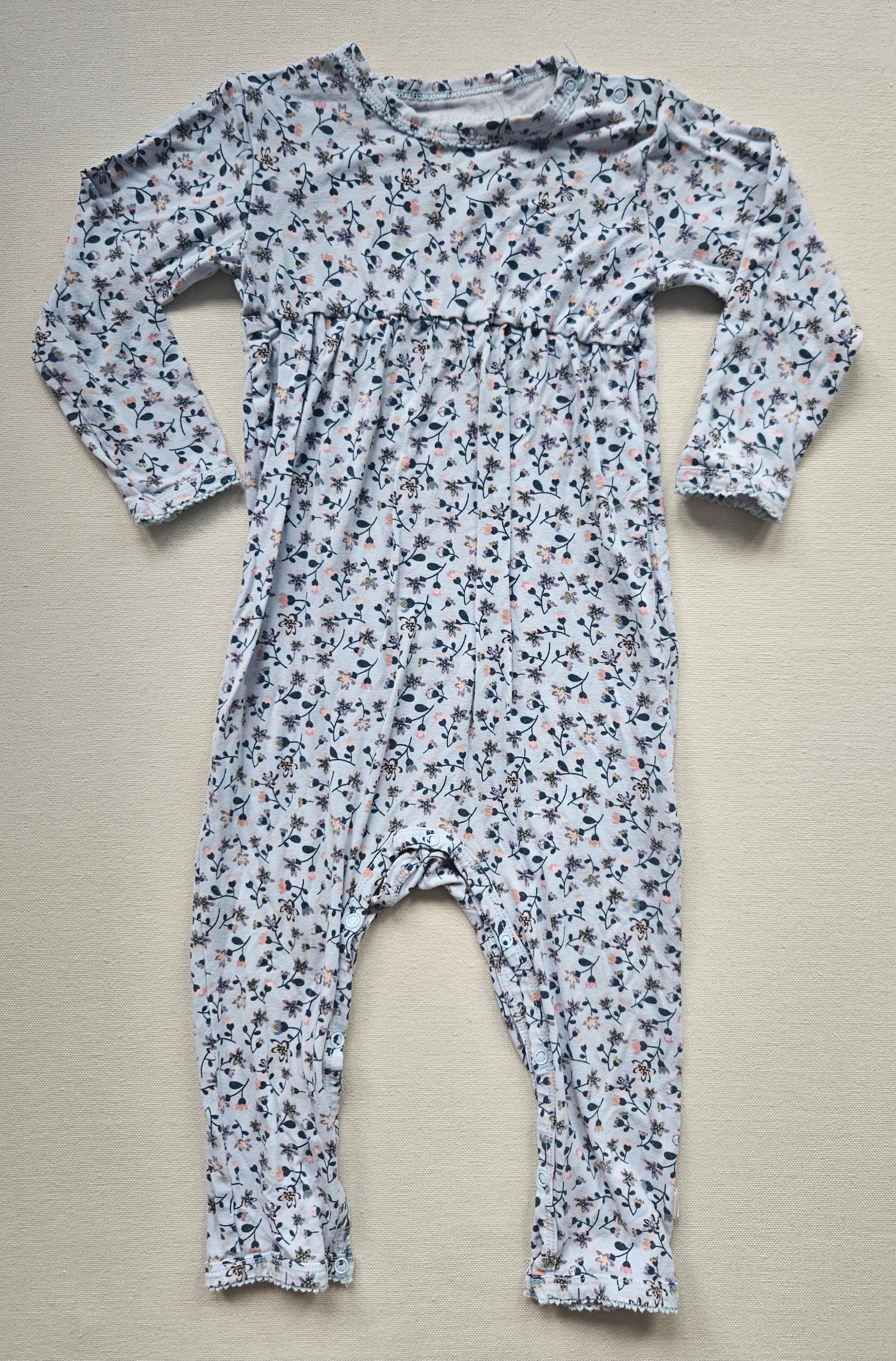 Minymo Overall mit Blumenmuster 🌸 | Gr. 74