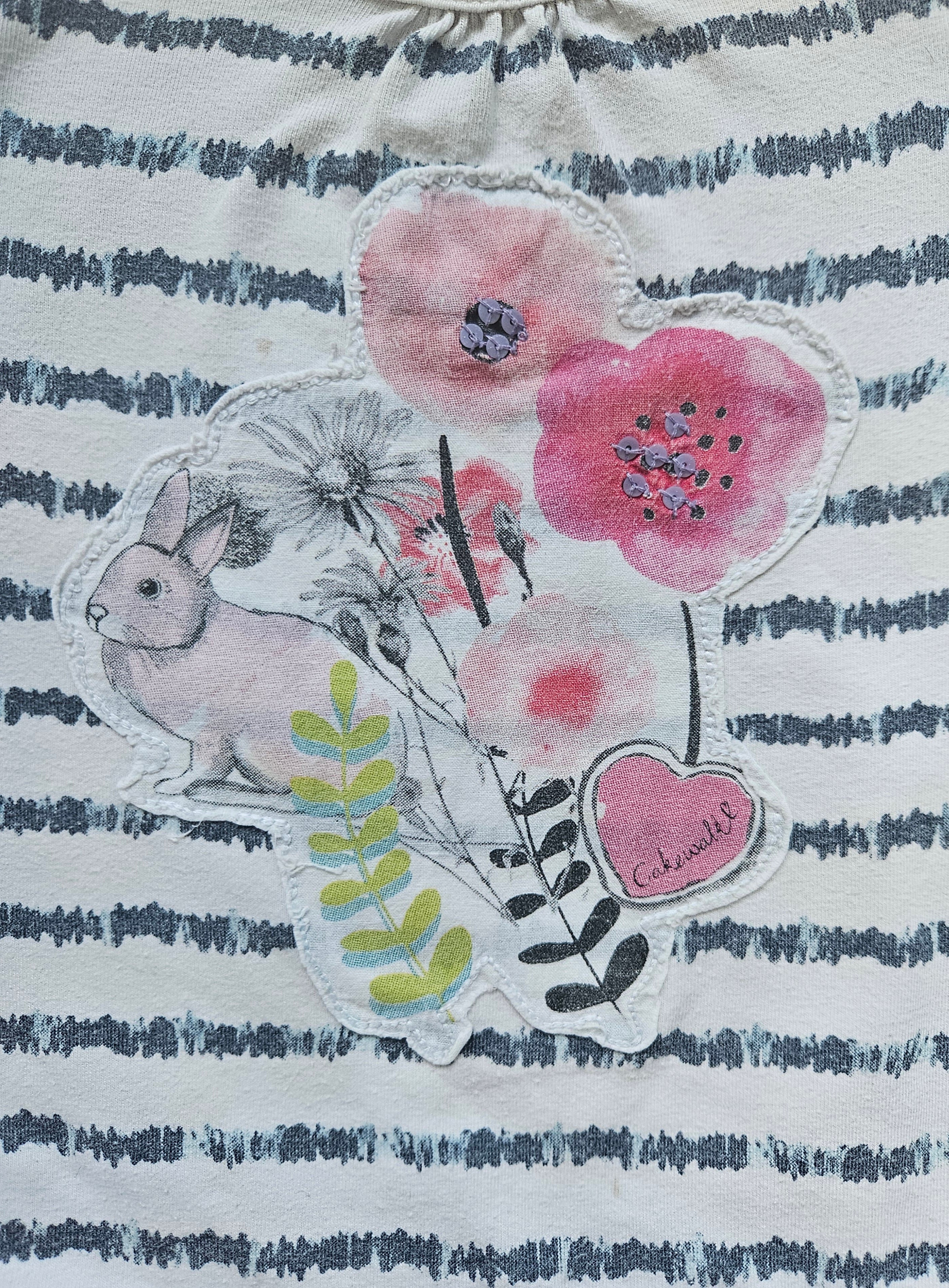 Cakewalk Kleid mit Blumenprint & Häschen 🐇🌸 | Gr. 98