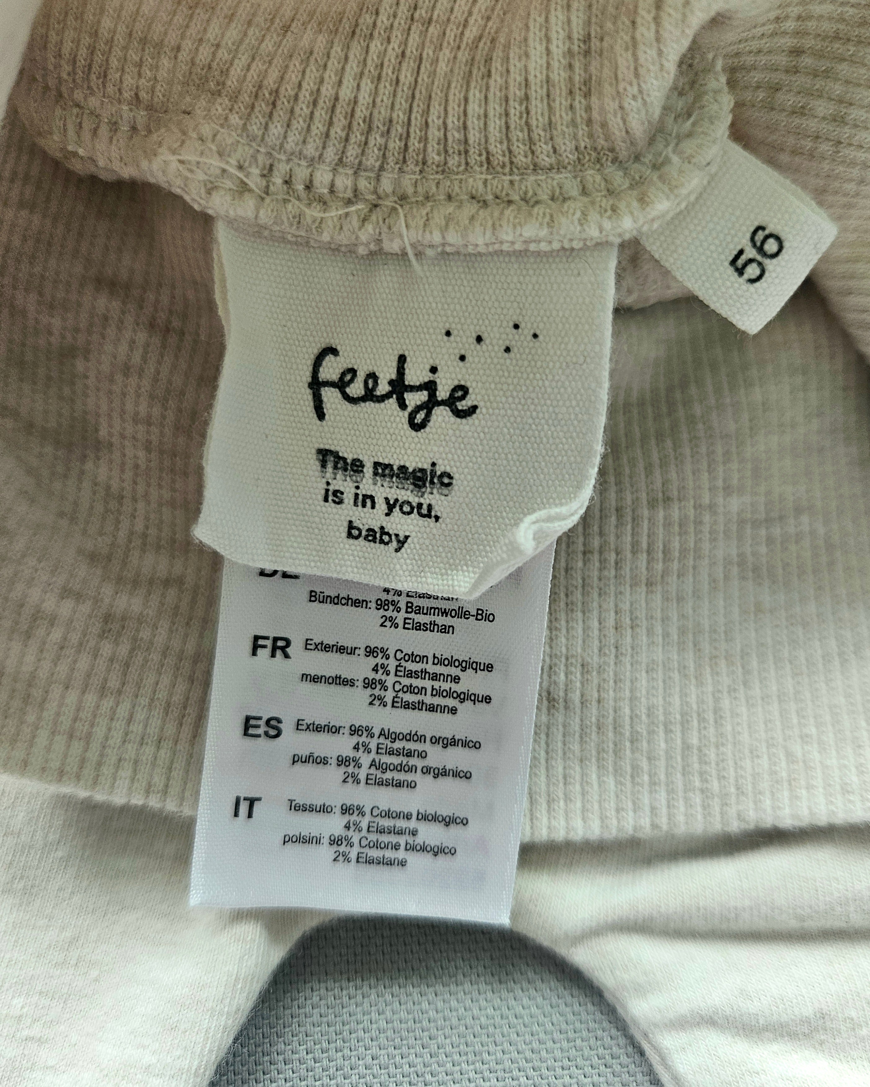 Next Baby & Feetje Set in Naturtönen | Gr. 56
