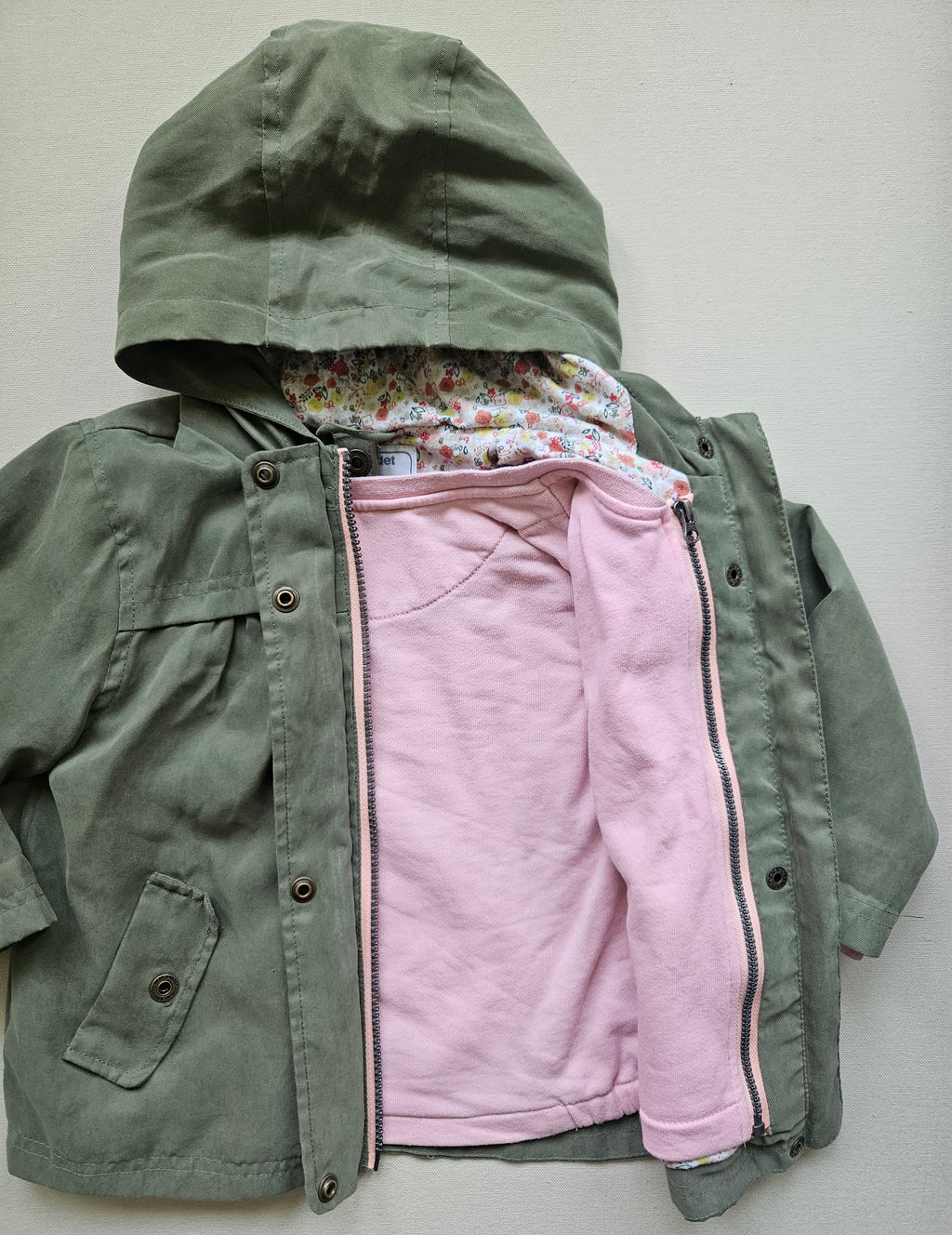 Vertbaudet 3-in-1 Parka mit herausnehmbarer Innenjacke 🌿🌸 | Gr. 92