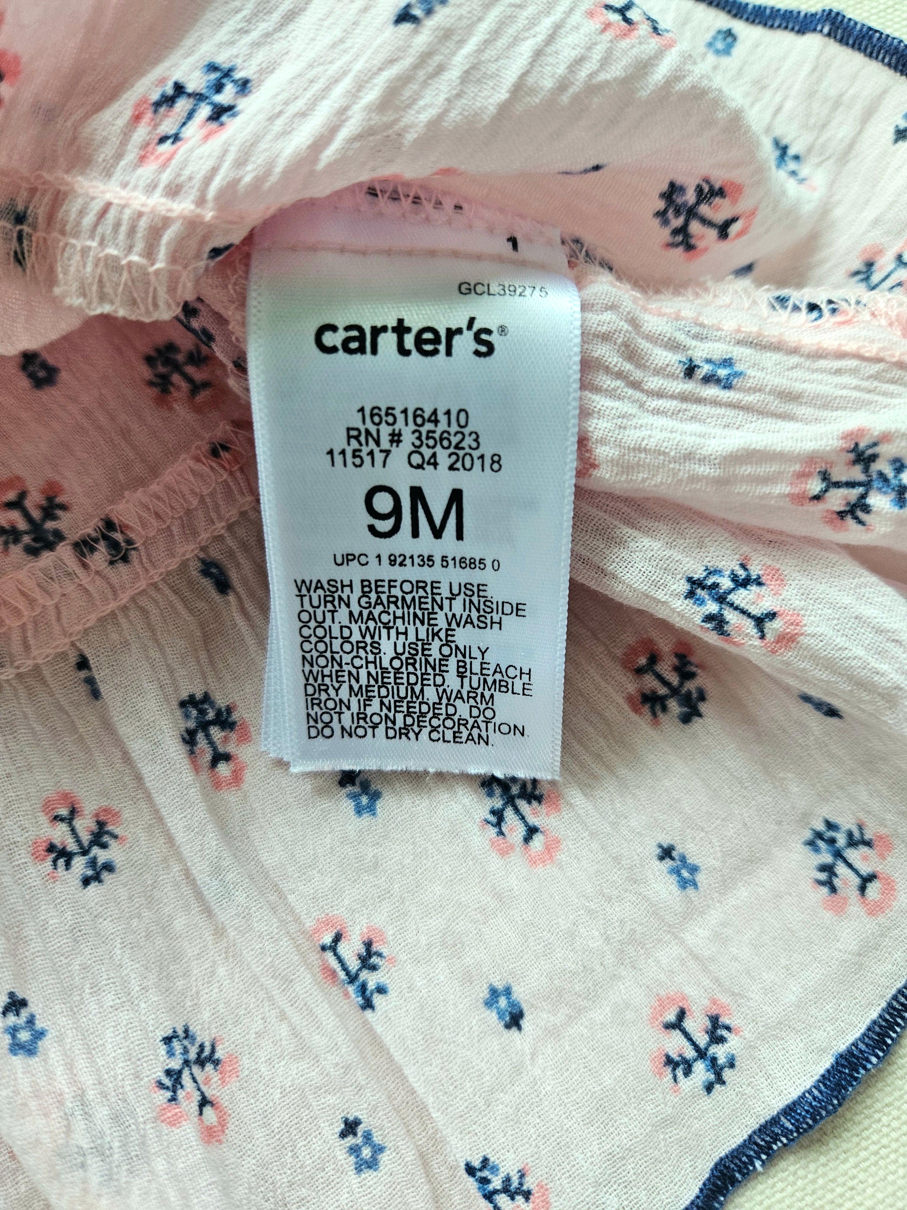 Carter's Sommerkleid mit Blumenmuster | Gr. 74