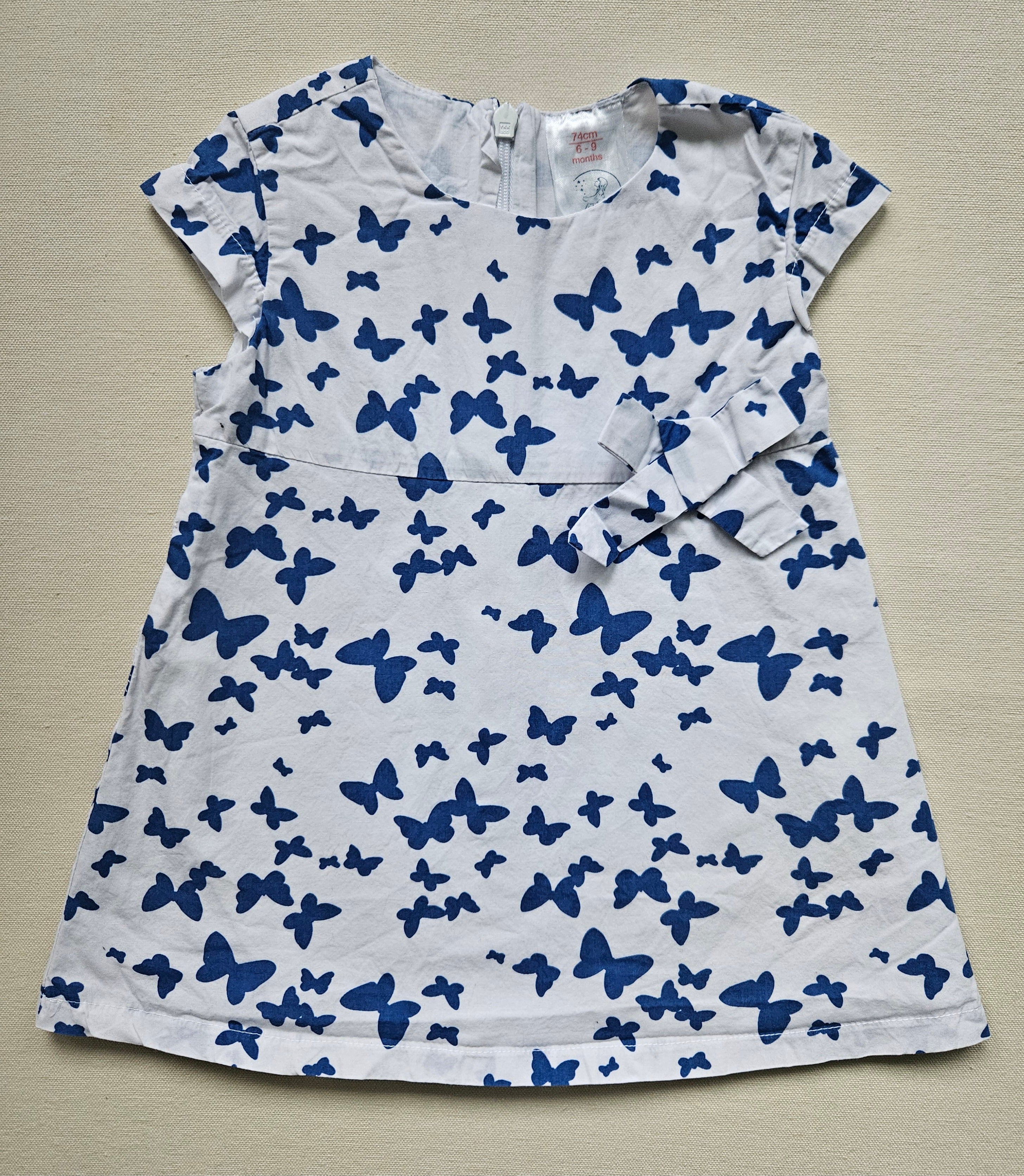 Sterntaler Kleid mit Schmetterlingsmuster 🦋 | Gr. 74