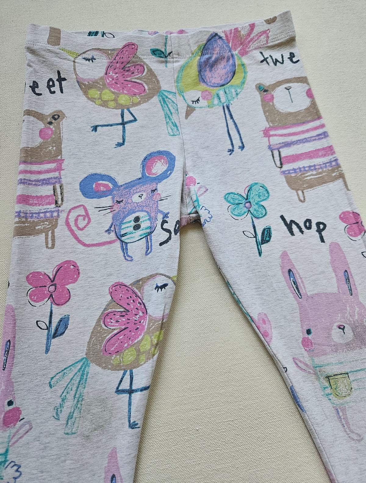 NEXT Mädchen-Leggings – Sweet Pea 🐰🐹 | Gr. 116