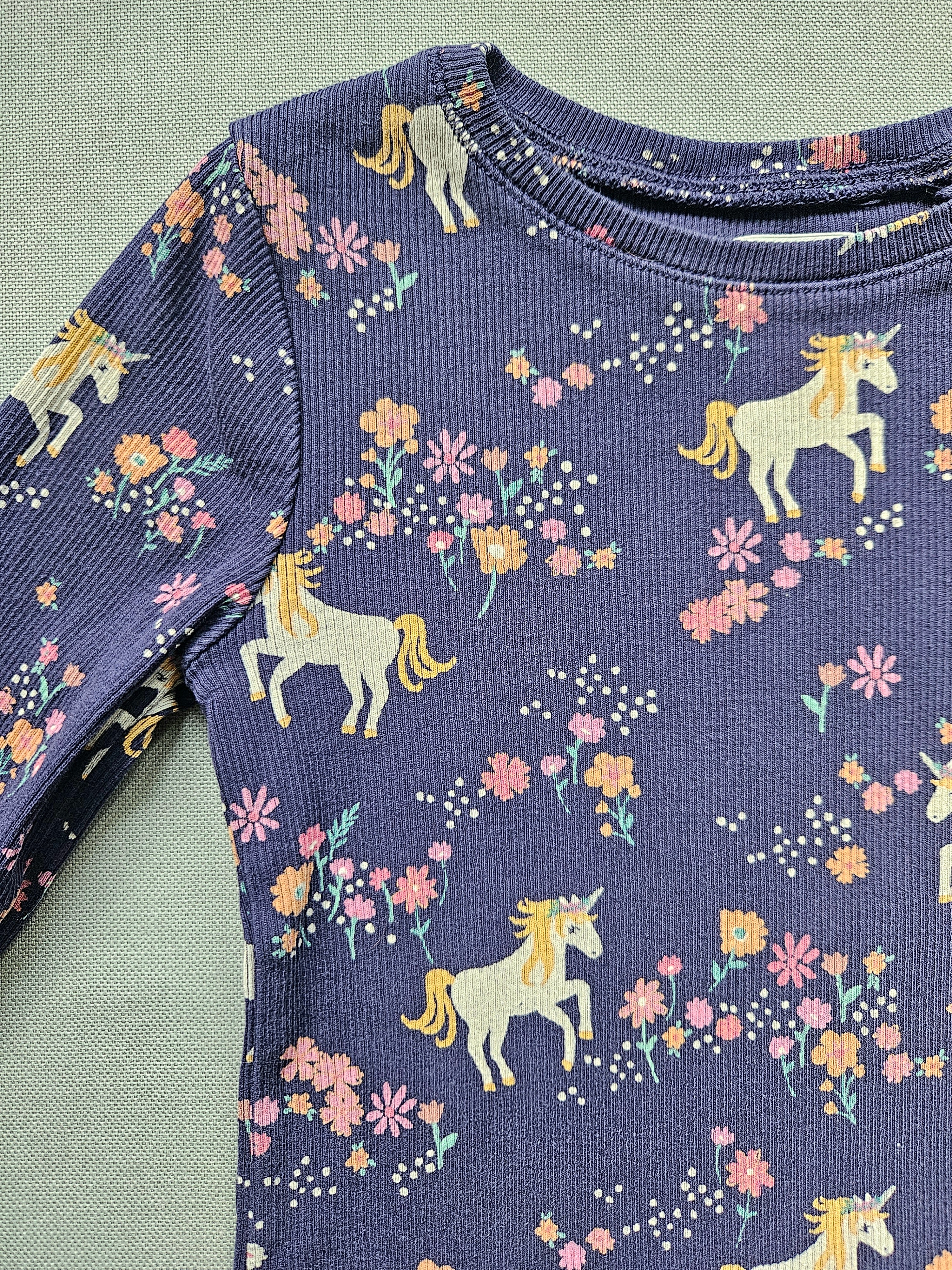 Langarmshirt mit Einhorn-Motiv – Größe 98 – NEXT